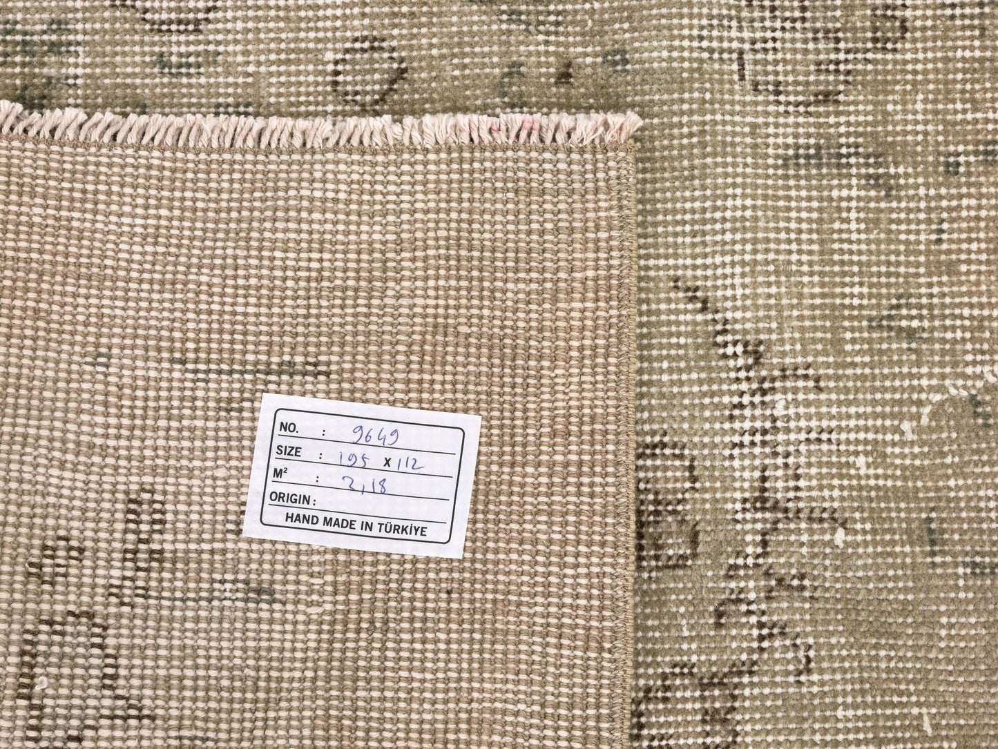 Oushak Rug, Vintage Rug, Handmade rug, One of a kind Turkish rug, Rug 4x7, Anatolia Rug,Faded rug,Wool rug,Bedroom rug,Office rug, 9649