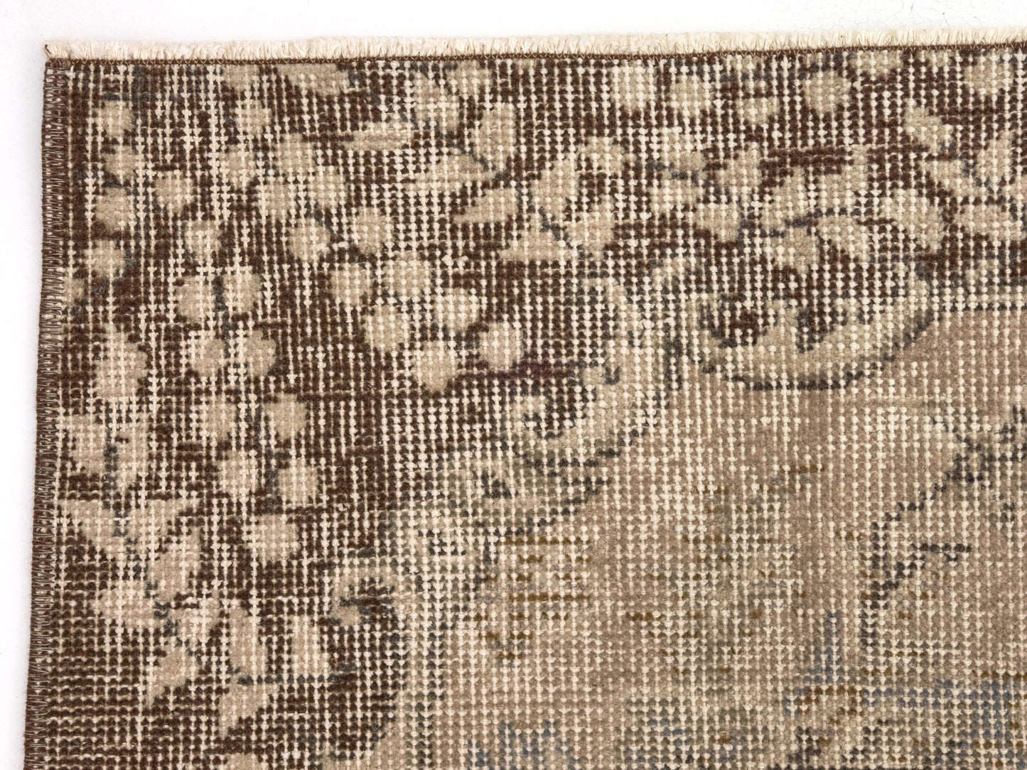 Muted Oushak Rug, Vintage Rug, Handmade rug, One of a kind Turkish rug, Rug 4x7, Anatolia Rug,Faded rug,Wool rug,Bedroom rug,Office rug,9648