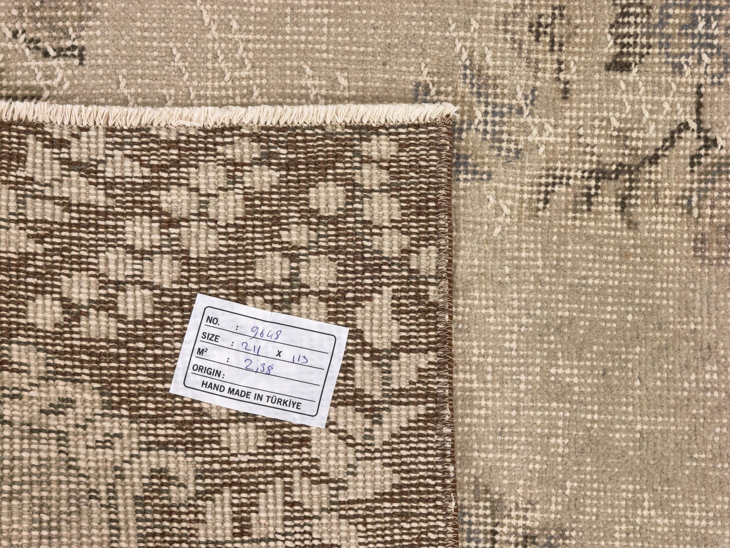 Muted Oushak Rug, Vintage Rug, Handmade rug, One of a kind Turkish rug, Rug 4x7, Anatolia Rug,Faded rug,Wool rug,Bedroom rug,Office rug,9648