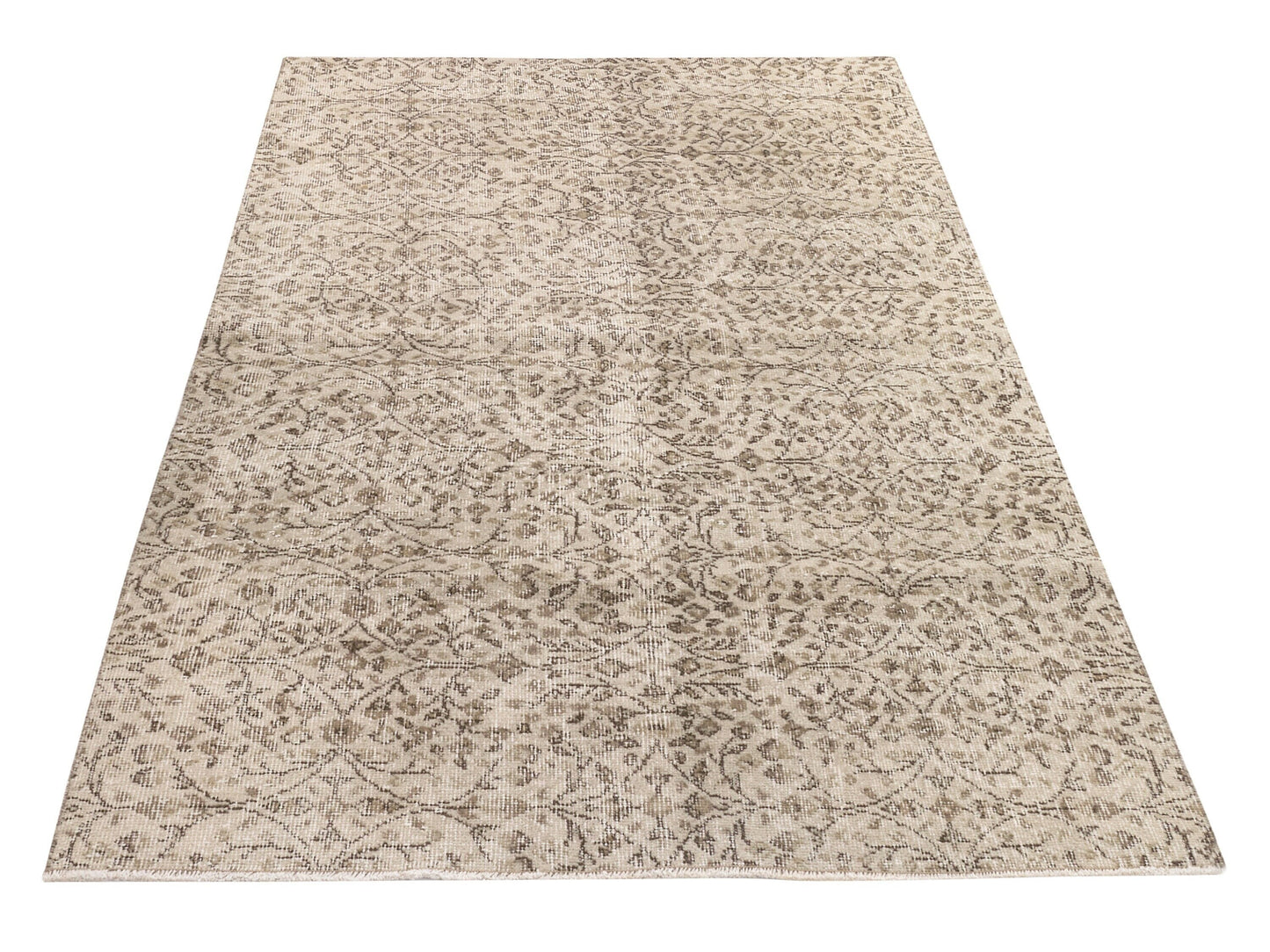 4x7 Turkish Rug ,Oushak Rug ,Anatolia Rug ,Vintage Rug ,Area Rug 4x7, Handmade Rug, Turkey rug, Unique rug,Carpet rug,One of a kind rug,9673