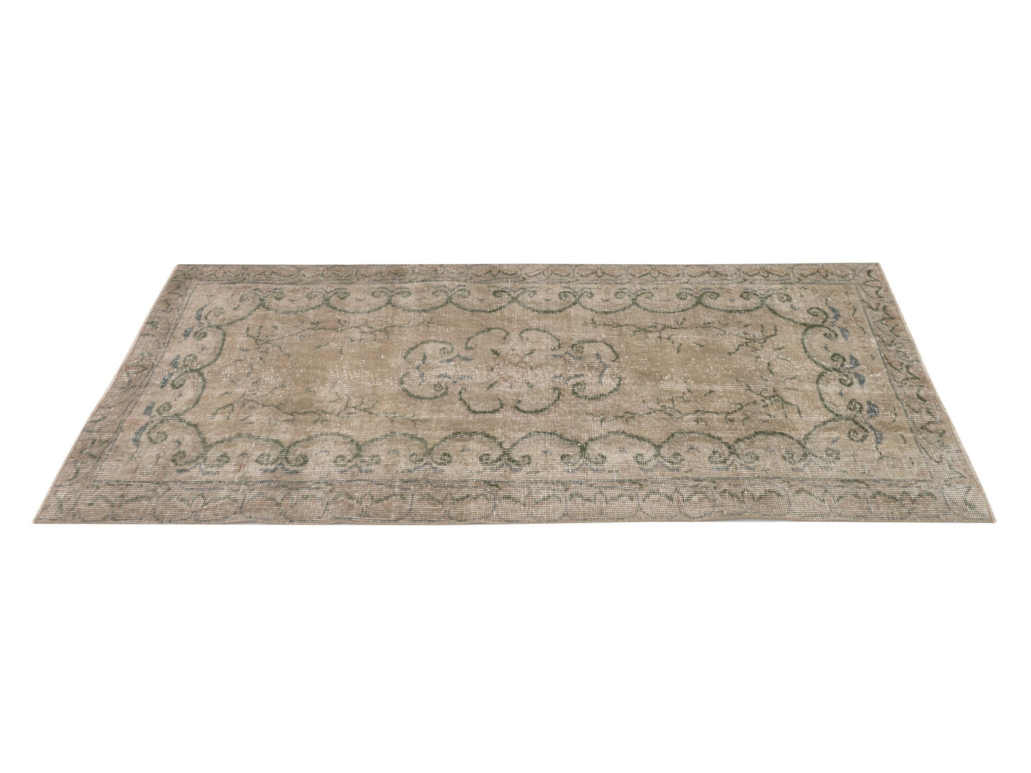 Rug 3x6, Turkish Rug, Handmade rug, Carpet rug, Oushak Rug, Vintage rug, One of a kind rug, Antique rug, Bedroom rug, Wool rug, 9661