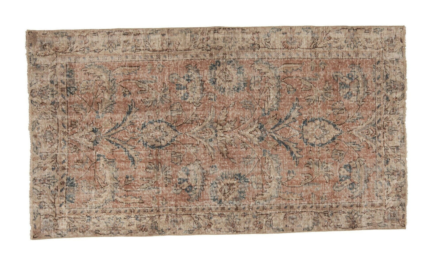 Oriental Oushak Carpet Rug, Handmade Wool Area Rug, Turkish Rug, One of a kind Rug, Vintage Rug, Unique rug, Bedroom rug, Rug 3x6, 9645