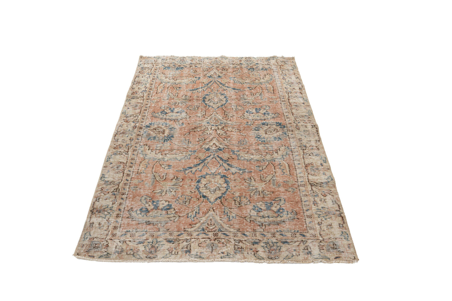 Oriental Oushak Carpet Rug, Handmade Wool Area Rug, Turkish Rug, One of a kind Rug, Vintage Rug, Unique rug, Bedroom rug, Rug 3x6, 9645