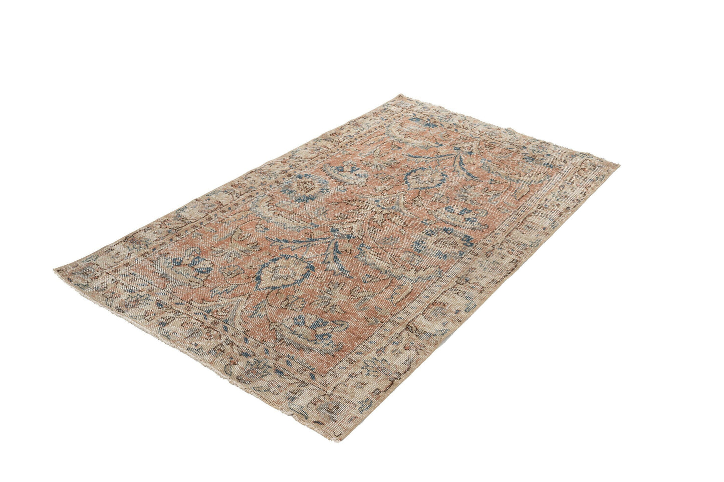 Oriental Oushak Carpet Rug, Handmade Wool Area Rug, Turkish Rug, One of a kind Rug, Vintage Rug, Unique rug, Bedroom rug, Rug 3x6, 9645