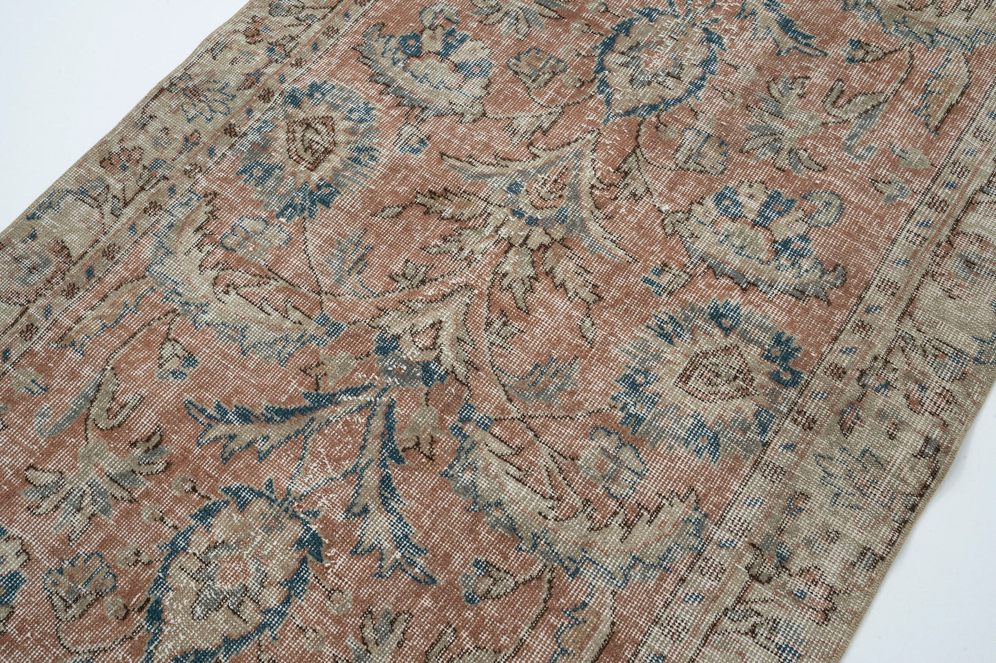 Oriental Oushak Carpet Rug, Handmade Wool Area Rug, Turkish Rug, One of a kind Rug, Vintage Rug, Unique rug, Bedroom rug, Rug 3x6, 9645