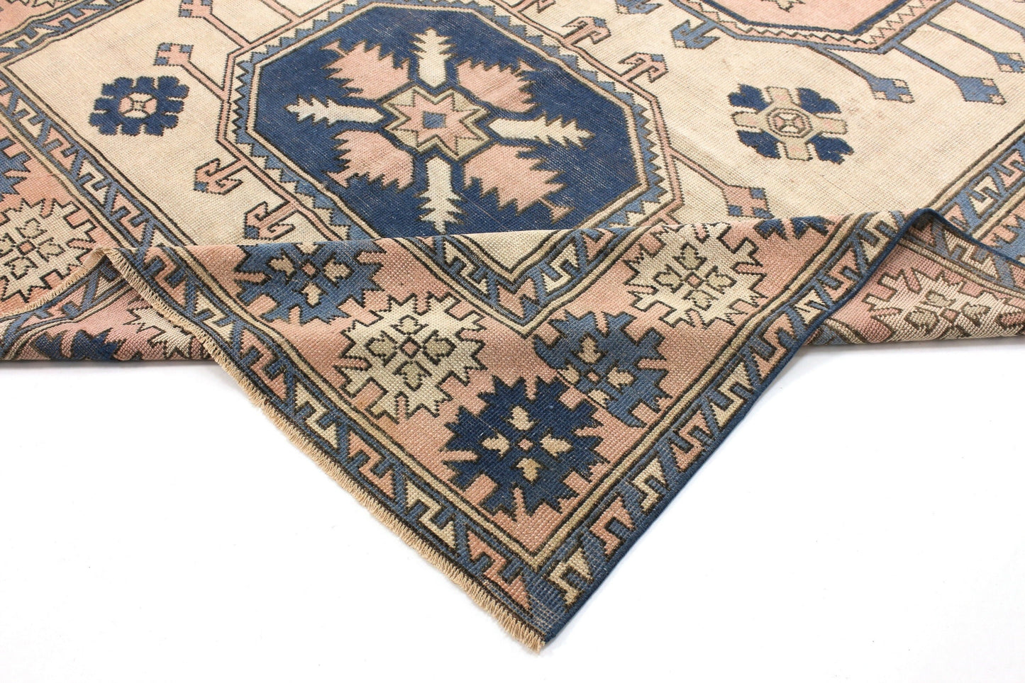 7x10 One of a kind Turkish Rug ,Large Rug 7x10, Turkish Vintage Oushak Rug ,Oversize Turkish Rug, Oushak Rug, Area Rug, 6335