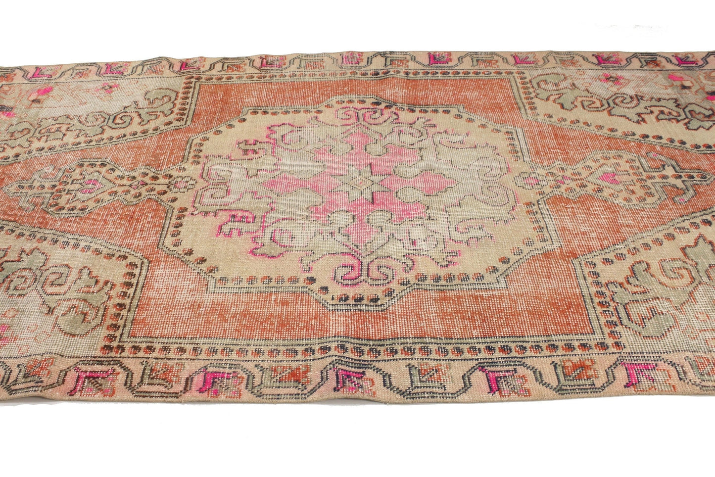 5x7 Oushak Rug, Turkish Rug Unique, Carpet Rug Muted ,Anatolia Rug Turkish, Handmade Rug Area, Living room Rug ,5615