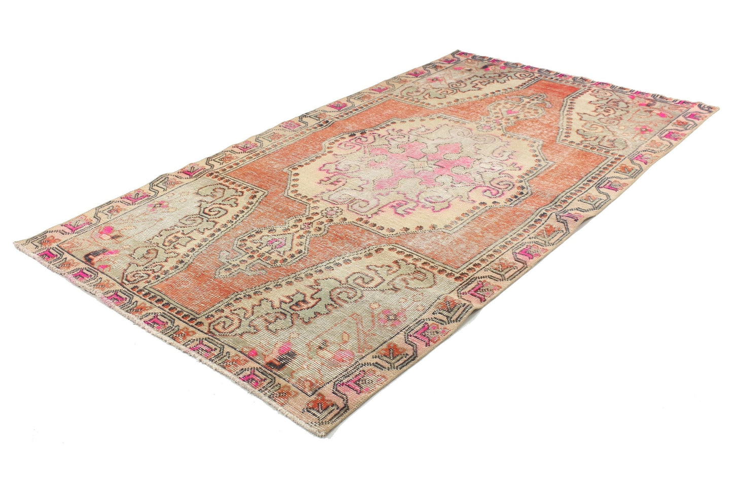 5x7 Oushak Rug, Turkish Rug Unique, Carpet Rug Muted ,Anatolia Rug Turkish, Handmade Rug Area, Living room Rug ,5615