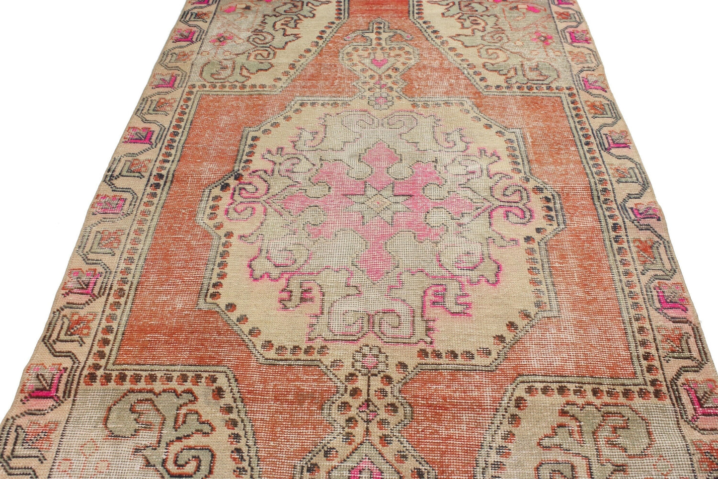 5x7 Oushak Rug, Turkish Rug Unique, Carpet Rug Muted ,Anatolia Rug Turkish, Handmade Rug Area, Living room Rug ,5615