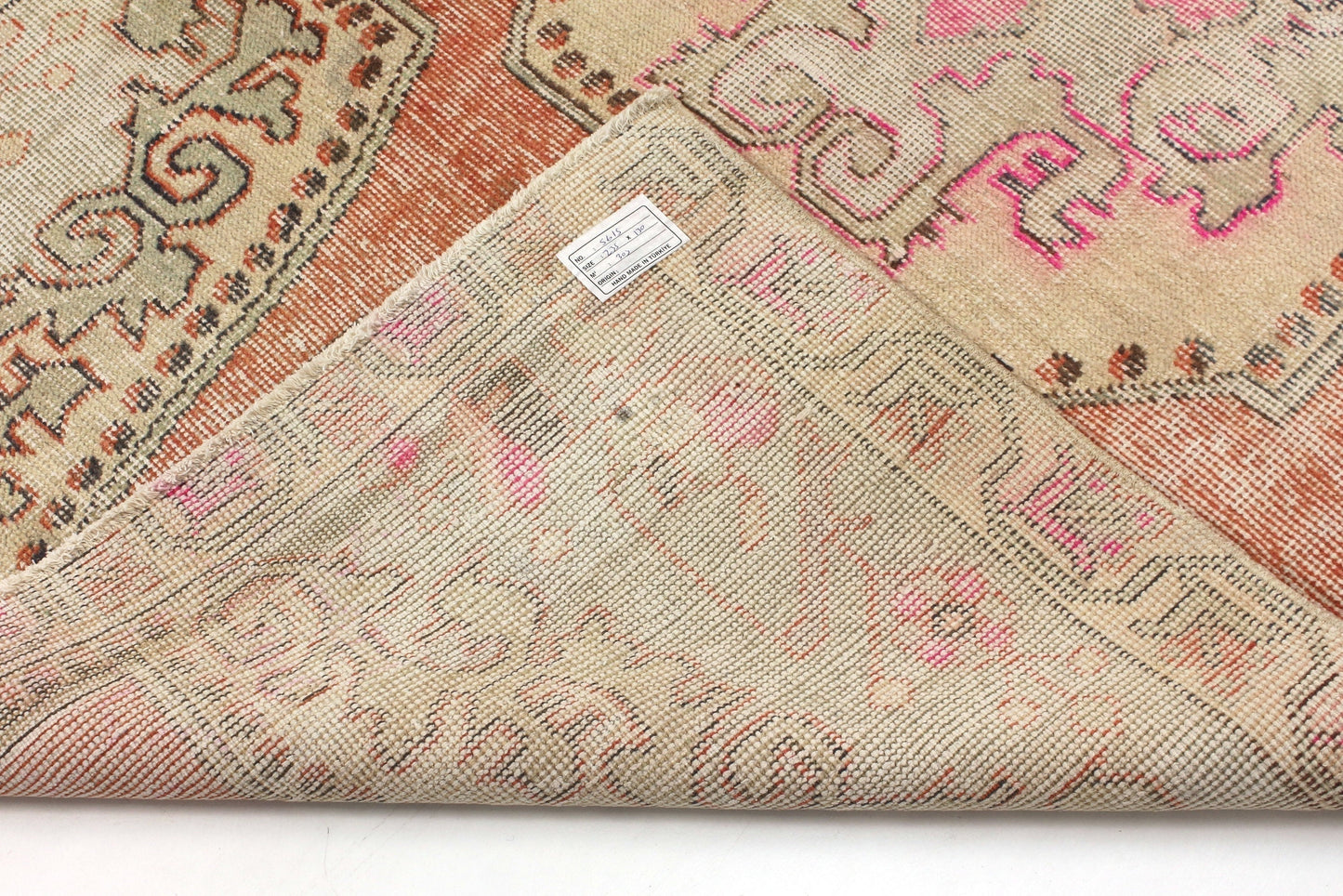 5x7 Oushak Rug, Turkish Rug Unique, Carpet Rug Muted ,Anatolia Rug Turkish, Handmade Rug Area, Living room Rug ,5615