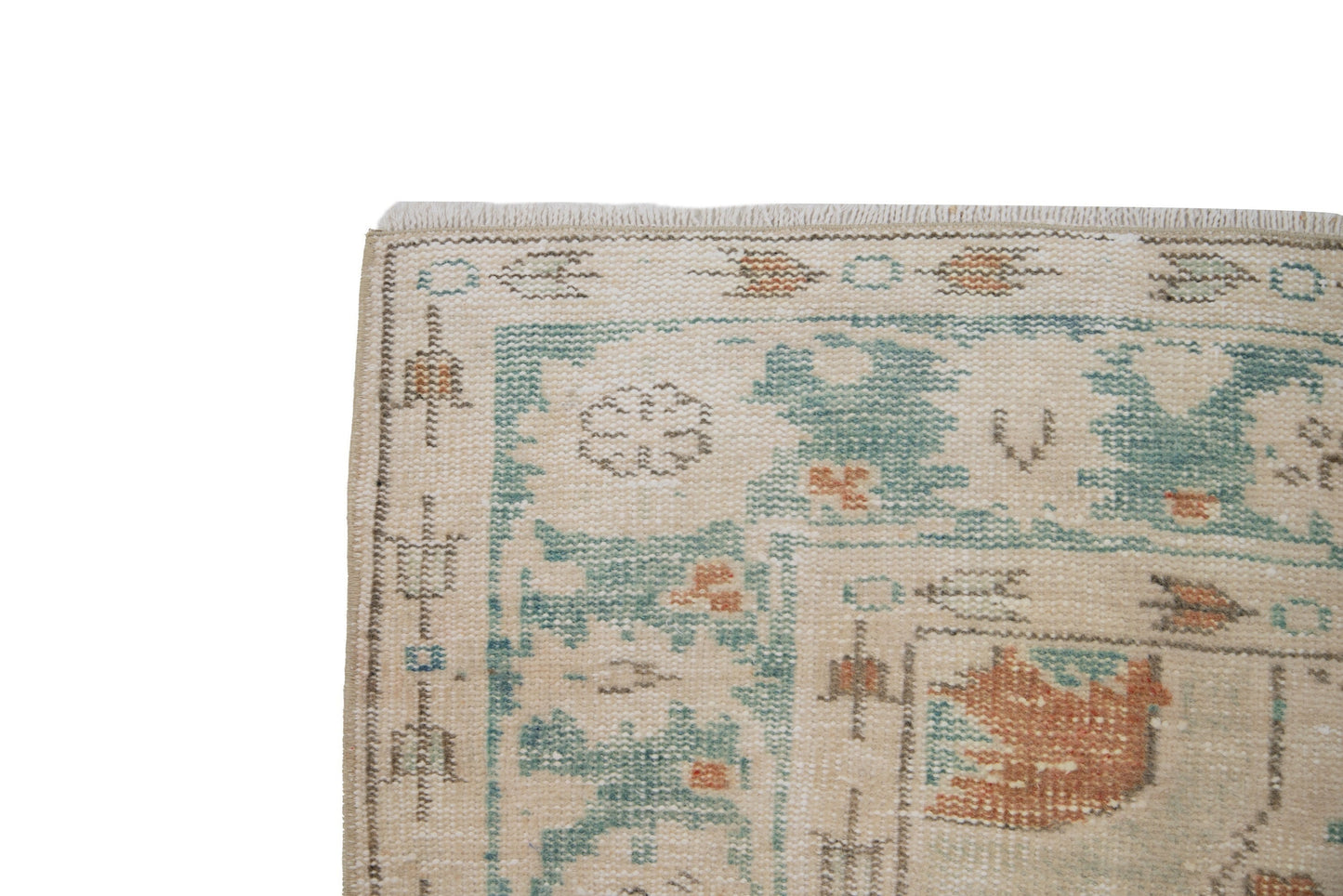 Turkish rug, Vintage rug, Oushak rug ,Muted rug, Floral rug , 6x10 Area Boho Carpet rug, Handmade rug ,Faded rug ,Living room, 7241