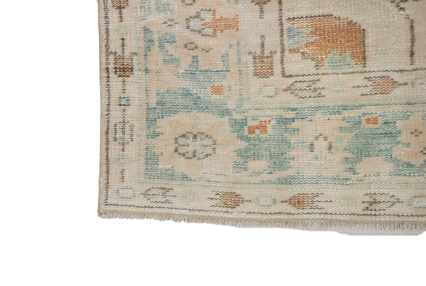 Turkish rug, Vintage rug, Oushak rug ,Muted rug, Floral rug , 6x10 Area Boho Carpet rug, Handmade rug ,Faded rug ,Living room, 7241