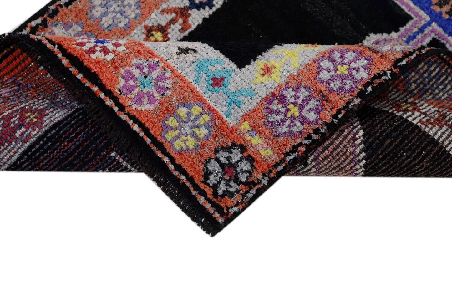 2x13 Long Floor Carpet Runner rug, Turkish Vintage Oushak Runner Rug ,Handmade Hallway Unique Rug ,One of a kind rug, Stair rug, 7181