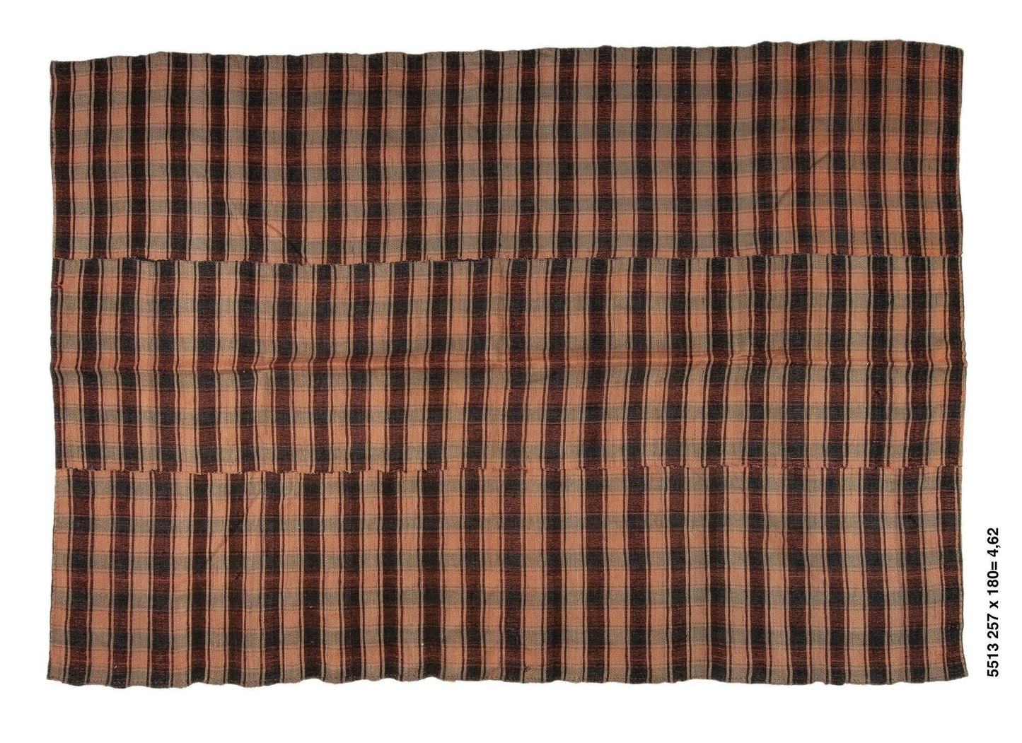 Plaid Primitive Kilim rug, 6x9 Kilim rug, Handmade One of a kind Area rug, Vintage Floor rug, Turkey rug, Rustic rug, Anatolia rug,5513