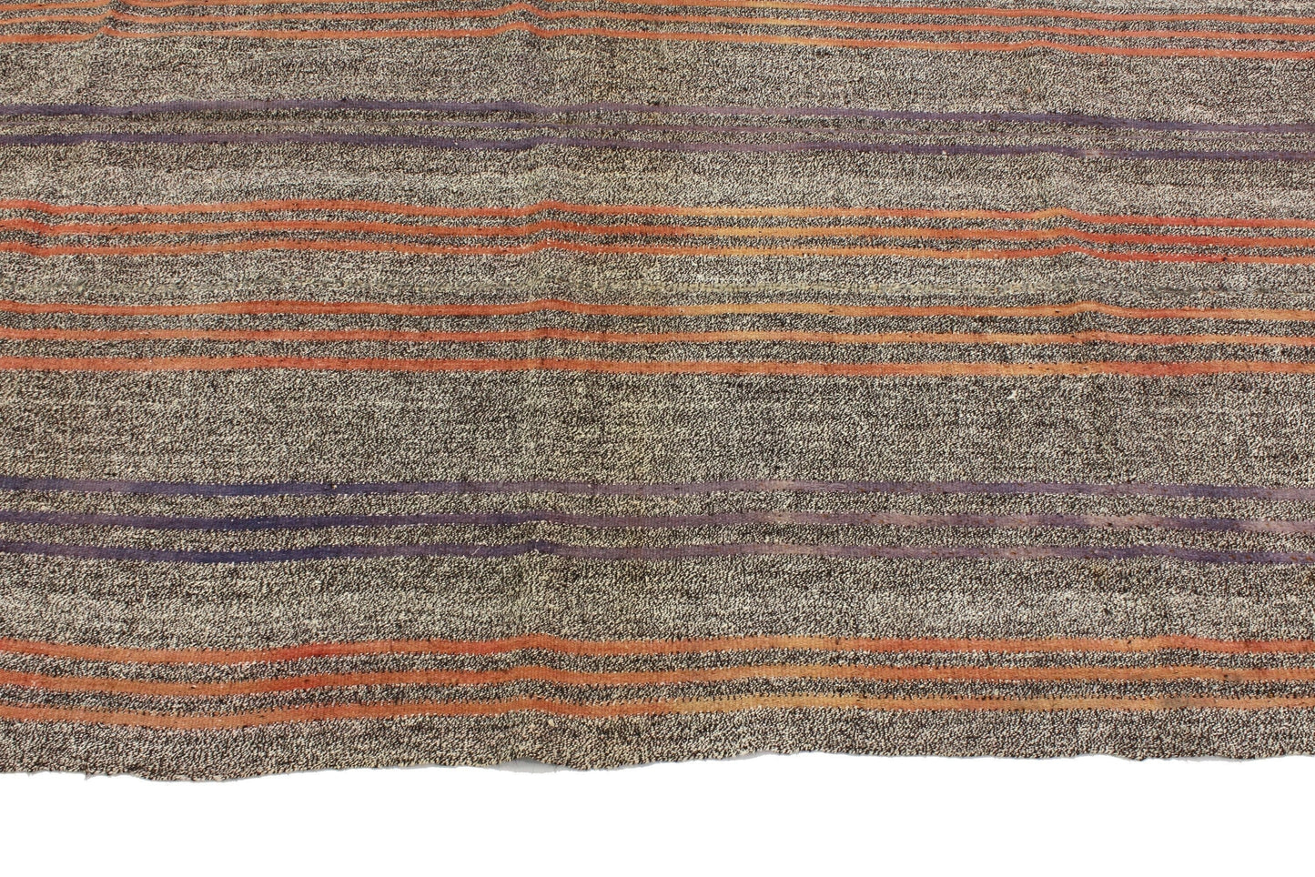 Kilim Rug Striped, Unique Turkish Kilim Rug, One of a kind Kilim Rug, Vintage Kilim Rug ,Area Kilim Rug, Handmade Rug , Goat Hair Rug ,1959
