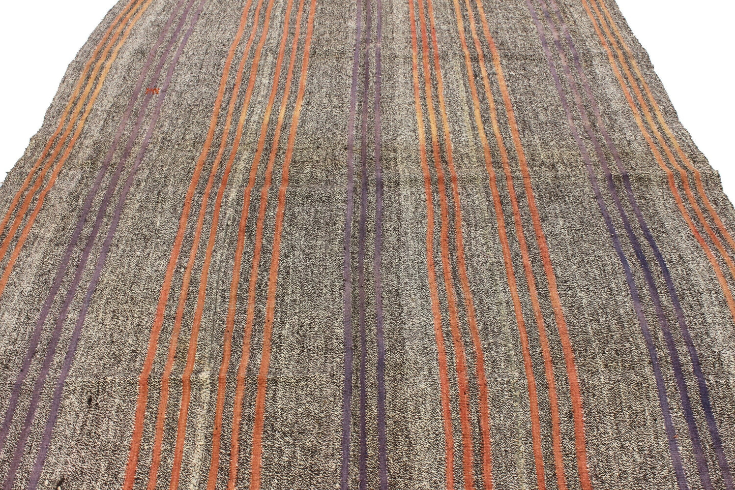 Kilim Rug Striped, Unique Turkish Kilim Rug, One of a kind Kilim Rug, Vintage Kilim Rug ,Area Kilim Rug, Handmade Rug , Goat Hair Rug ,1959