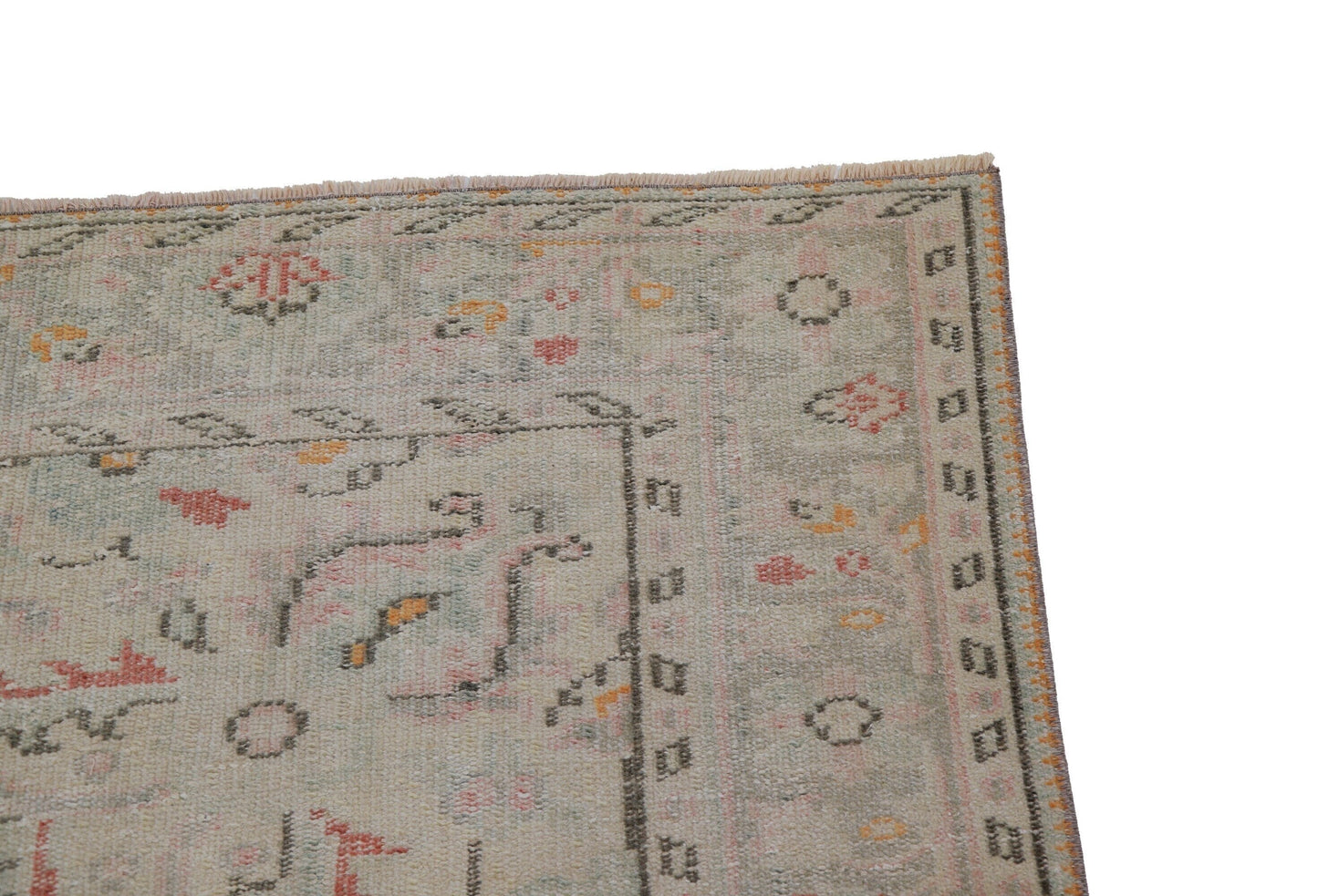 Washed out Vintage rug, Turkish Oushak Vintage rug, Carpet rug, Area rug 6x9, Anatolia rug, Beige rug, Unique rug, Bohemian Rug, 7092