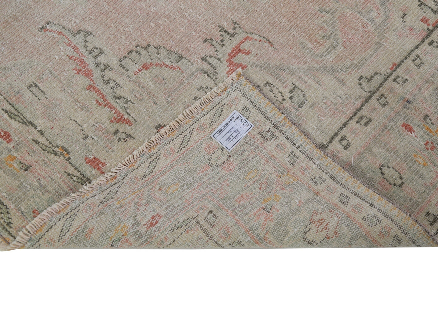 Washed out Vintage rug, Turkish Oushak Vintage rug, Carpet rug, Area rug 6x9, Anatolia rug, Beige rug, Unique rug, Bohemian Rug, 7092