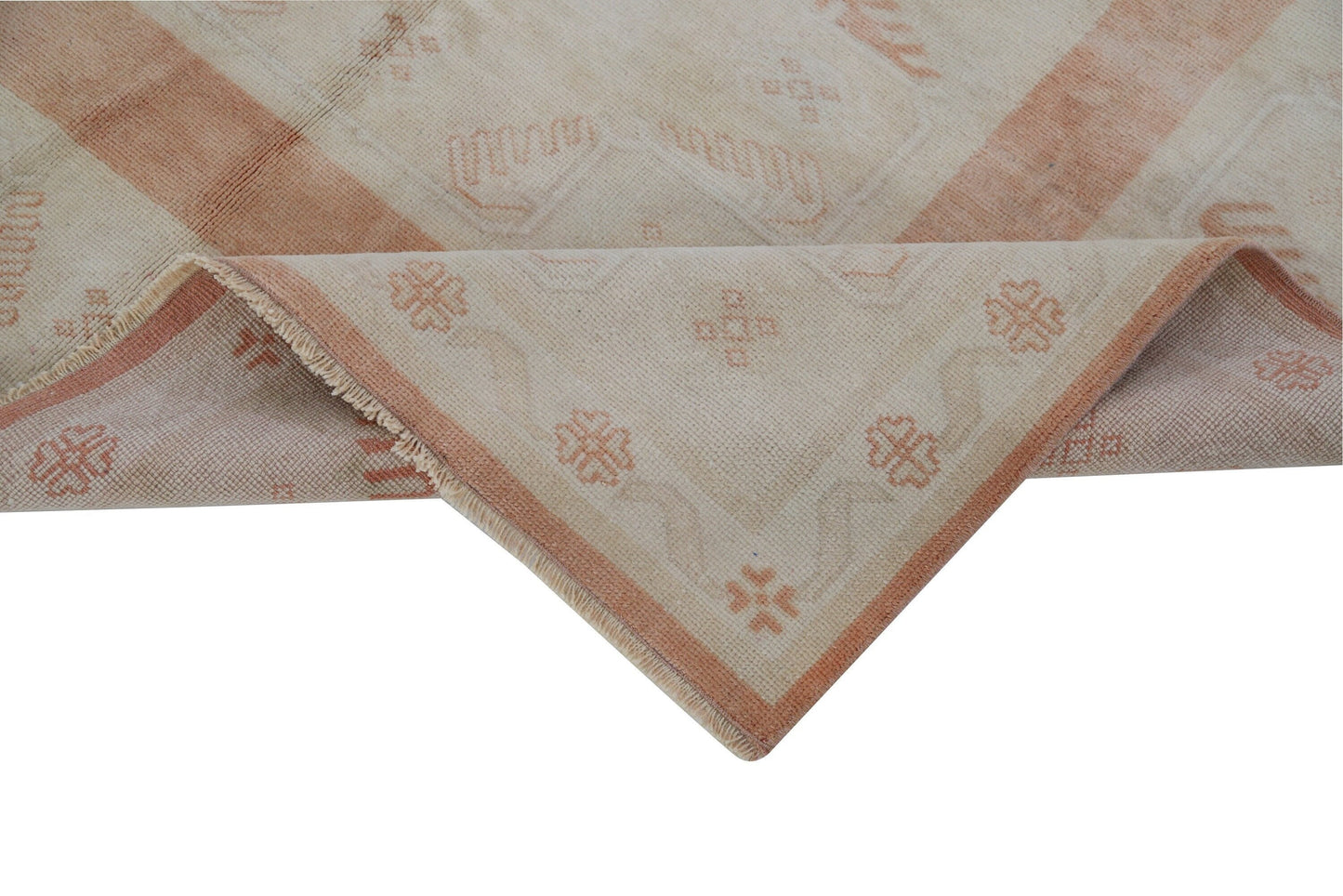 5x8 Vintage Beige Floral Rug, Handmade Area Wool Carpet Rug, One of a kind rug , Anatolia Rug, Bedroom ,Office, Rug,7084
