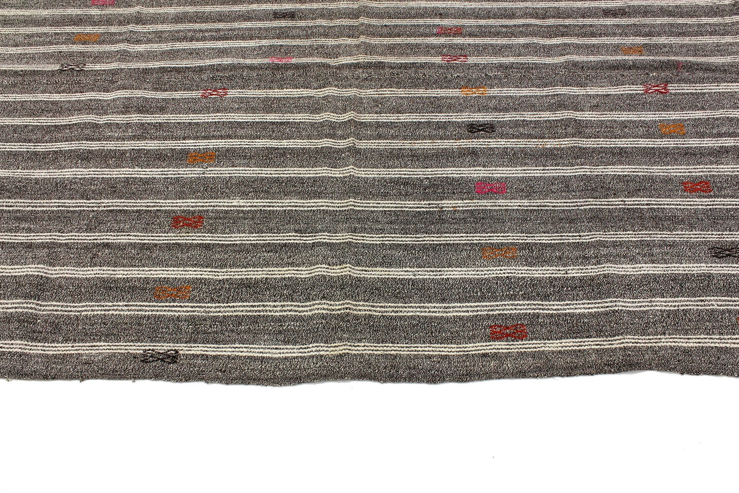 Turkish Kilim Rug 6x8 ,Vintage Kilim Rug 6x8, Handmade Rug, Kilim Rug 6x8, Gray White Rug , Eclectic Rug, Kilim, 924