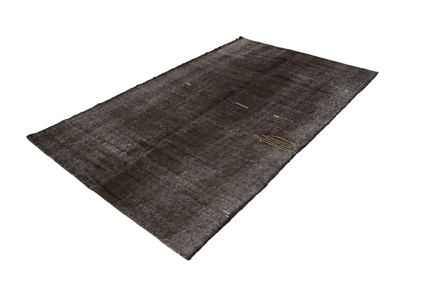 5x8 Area Kilim rug ,Turkish Vintage Kilim rug, Handmade Plain Brown Kilim rug, Worn rug, Mid-century rug, Antique rug ,Rustic rug ,7817