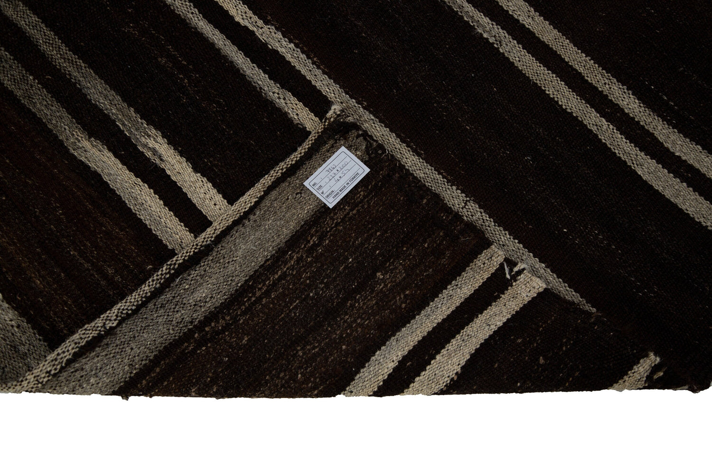 Square Brown Unique Kilim rug, Turkish Vintage Kilim Rug, Area rug, Farmhouse, Entryway rug, Outdoor rug, Flat weeave, Neutral rug, 7843