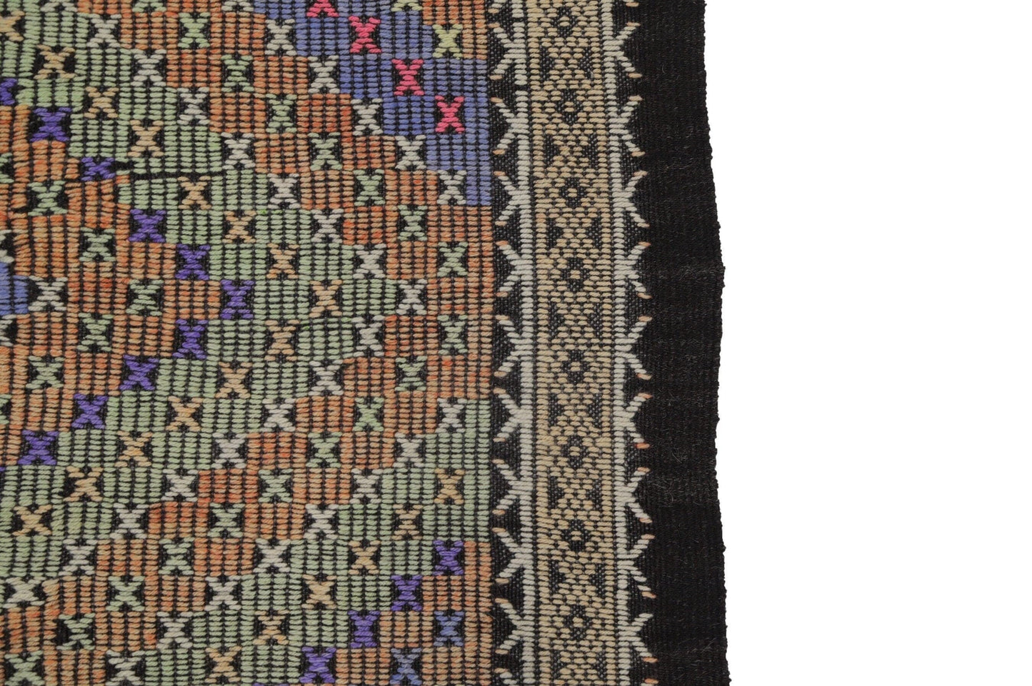 Kilim rug Green Solid Kilim rug ,Handmade rug, Kilim rug 6x12, Turkish rug, Vintage rug, Floor rug, Area rug , Living room, 8159