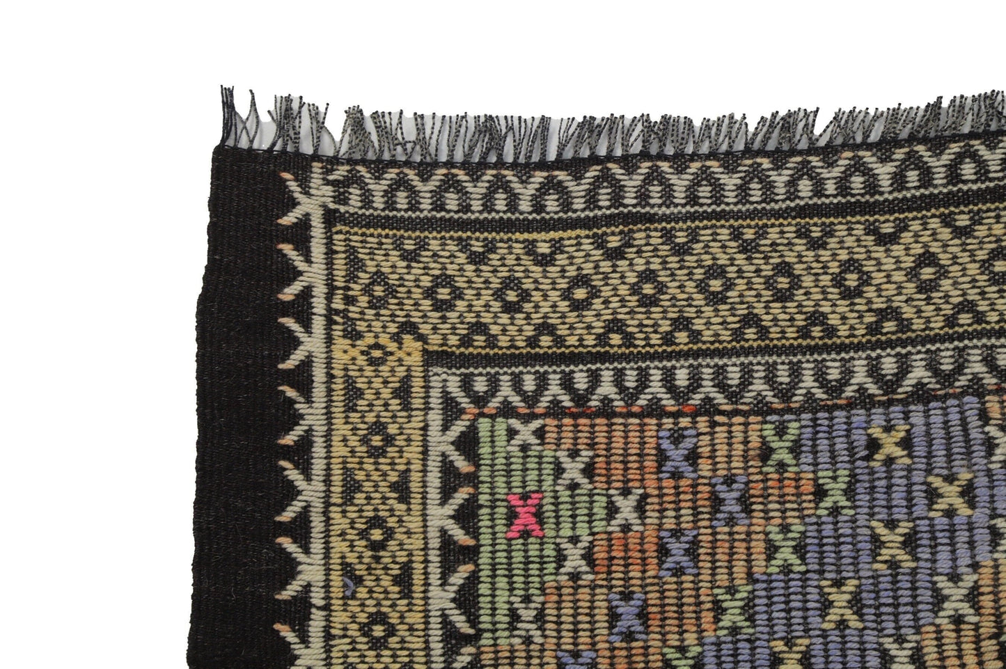 Kilim rug Green Solid Kilim rug ,Handmade rug, Kilim rug 6x12, Turkish rug, Vintage rug, Floor rug, Area rug , Living room, 8159