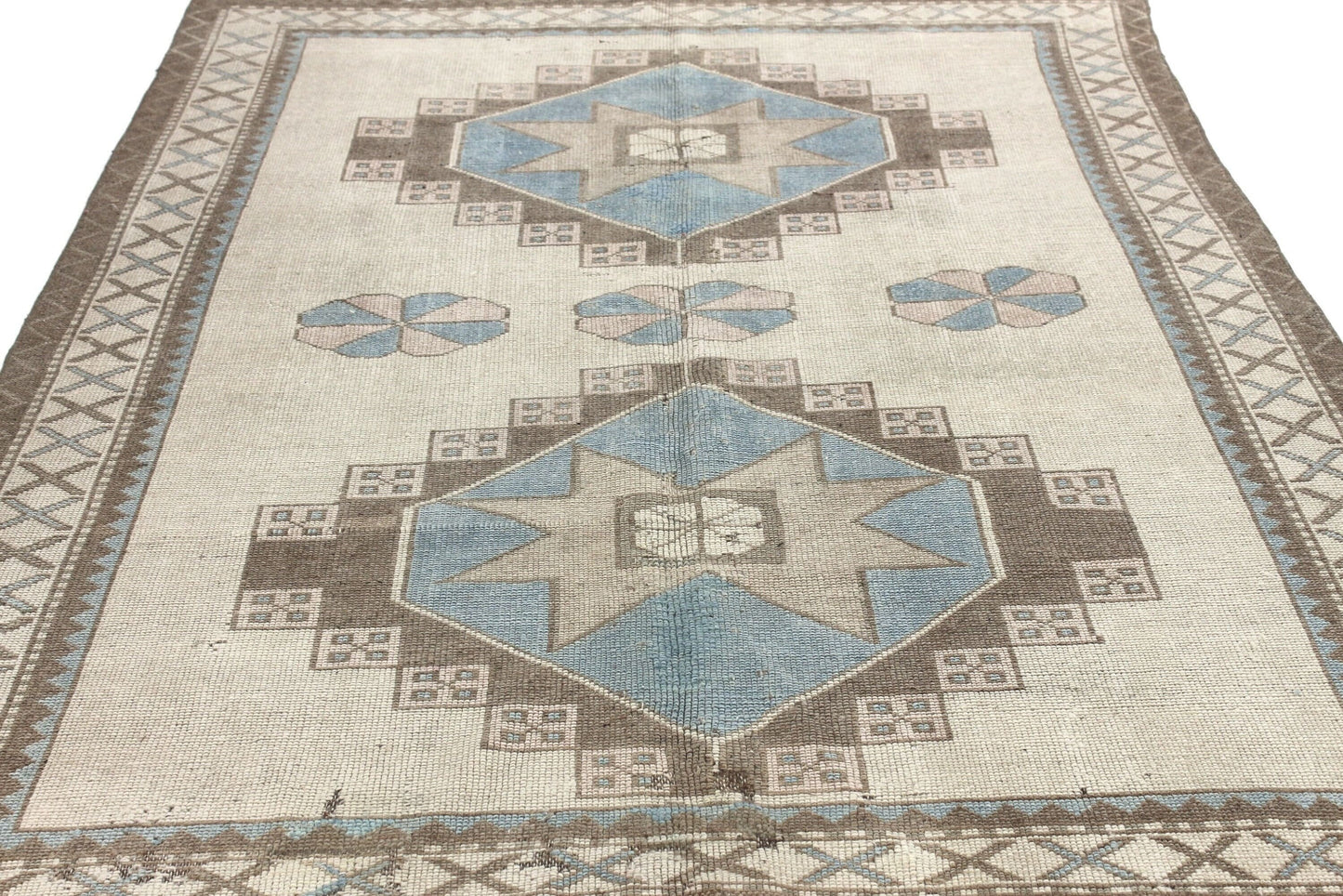 6x8 Faded Turkish Oushak Vintage rug, Area Modern Carpet rug, Anatolia rug, Handmade rug, Rug 6x8, Turkey rug, Unique rug,5907