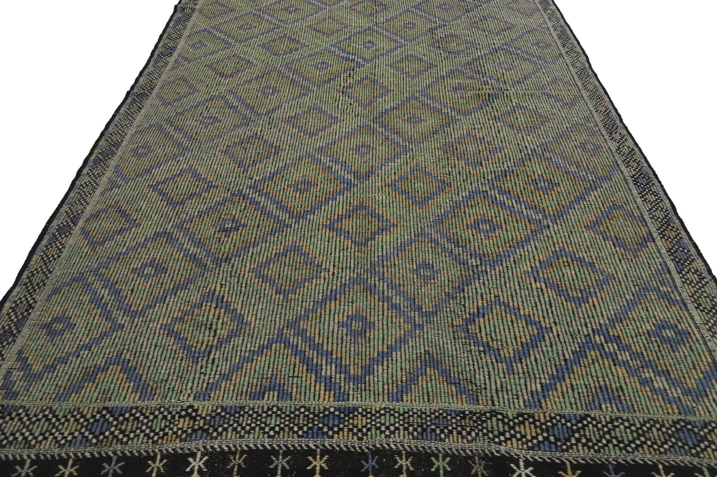 7x11 Bohemian Kilim rug ,Handmade Geometric Kilim rug ,Area Eclectic Kilim rug , One of a kind, Home decor, Decorative, Kilim, Rug, 8169