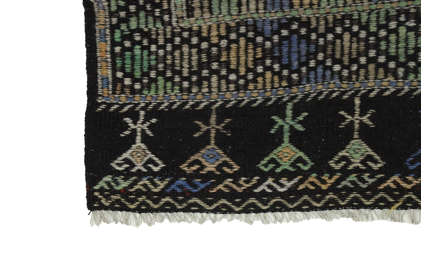 7x11 Bohemian Kilim rug ,Handmade Geometric Kilim rug ,Area Eclectic Kilim rug , One of a kind, Home decor, Decorative, Kilim, Rug, 8169