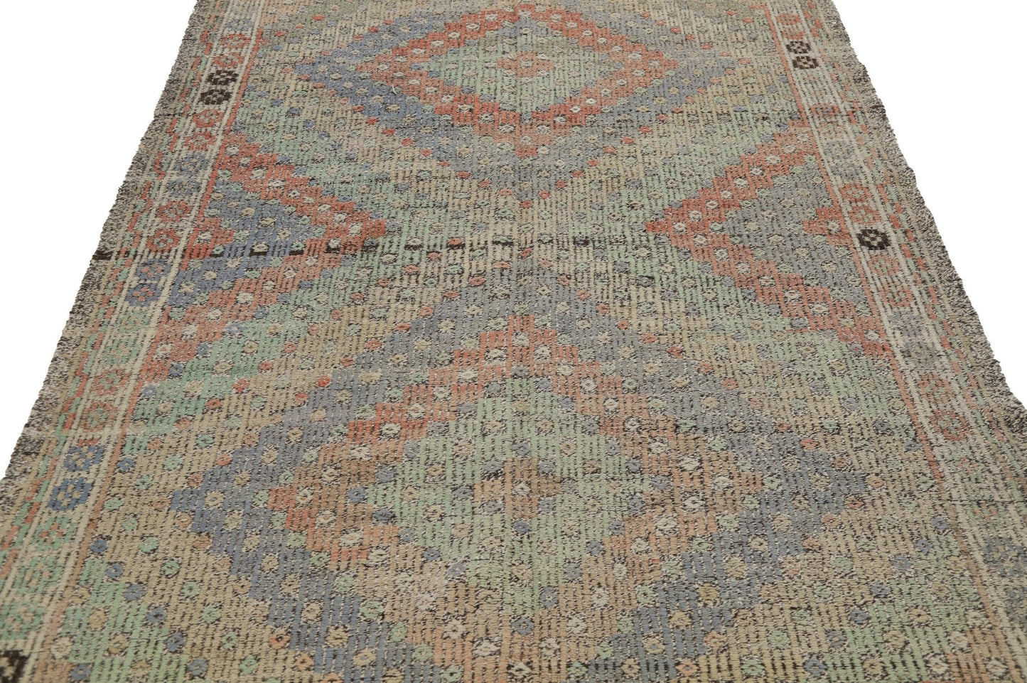 Turkish rug, Kilim rug 6x9 , Vintage rug, Area rug, Faded rug, Pastel rug, Floor rug, Unique rug, Vintage Kilim, Turkish Kilim, 8181