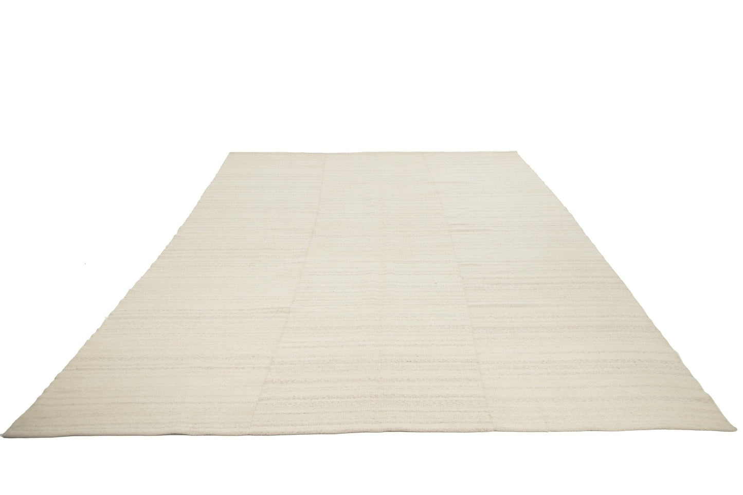 Beige Wool Soft 9x12 Vintage Turkish Handmade Large Area One of a kind Kilim rug Rug for Living room Entryway Contemporary 8199