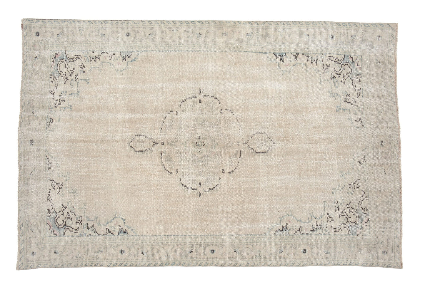 Turkish Area Rug, Vintage Oushak Rug, Handmade Unique Rug, Neutral Floor Rug, Living Room Rug, Turkey Rug, Vintage Carpet, Rug 5x8, 12677