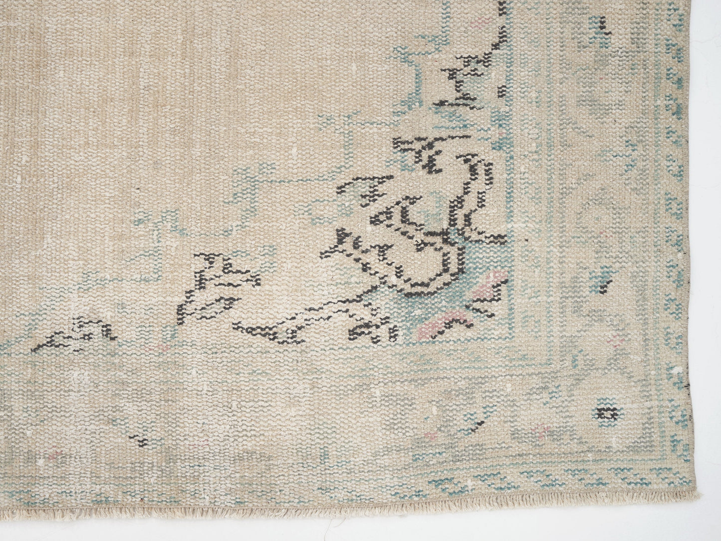 Turkish Area Rug, Vintage Oushak Rug, Handmade Unique Rug, Neutral Floor Rug, Living Room Rug, Turkey Rug, Vintage Carpet, Rug 5x8, 12677