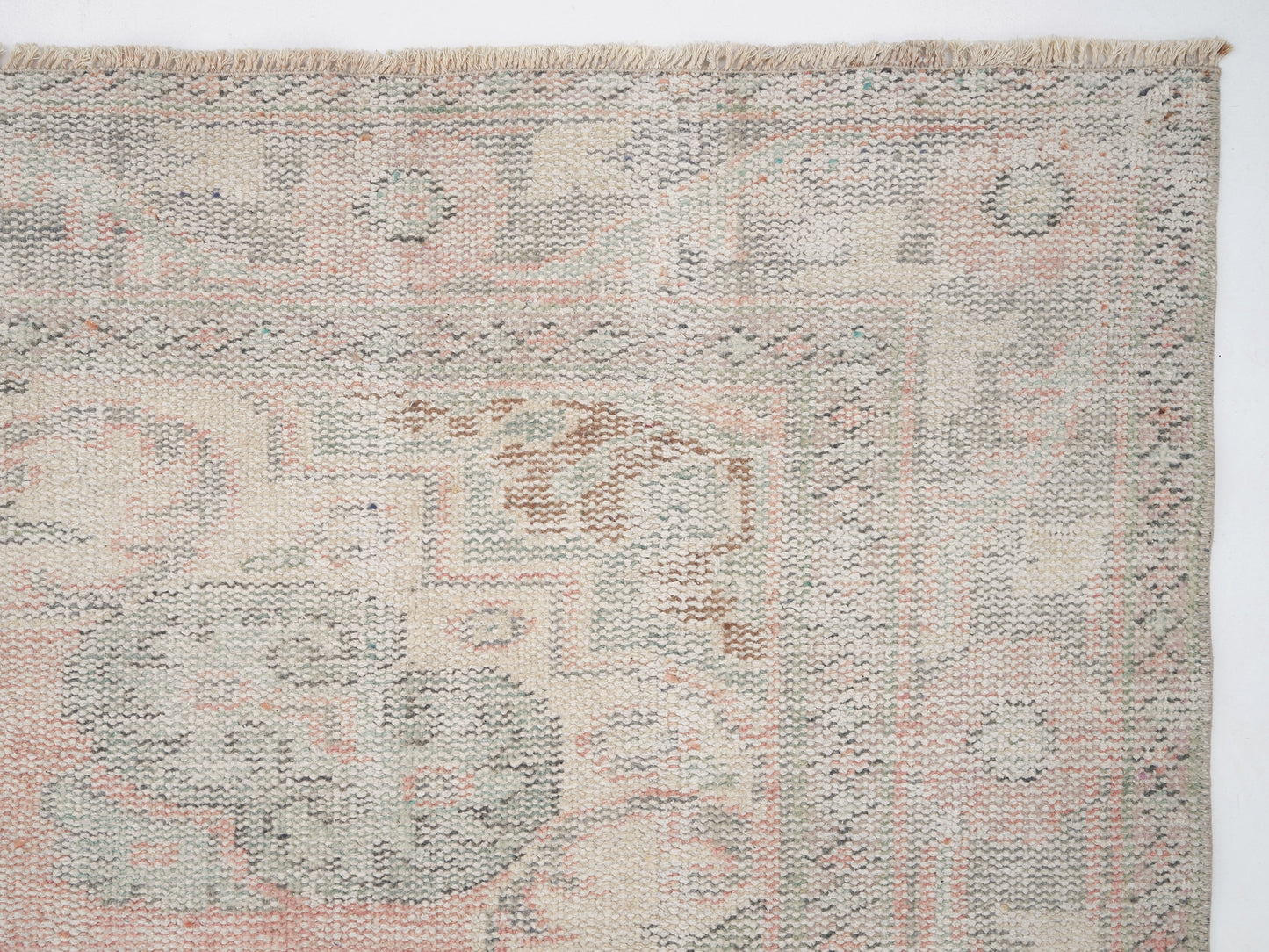 Vintage Handmade Rug, Turkish Area Rug, Oushak Antique Rug, Turkey Rug, Bedroom Rug, Bohemian Rug, Anatolia Rug, Carpet Rug, Rug 6x10, 12636