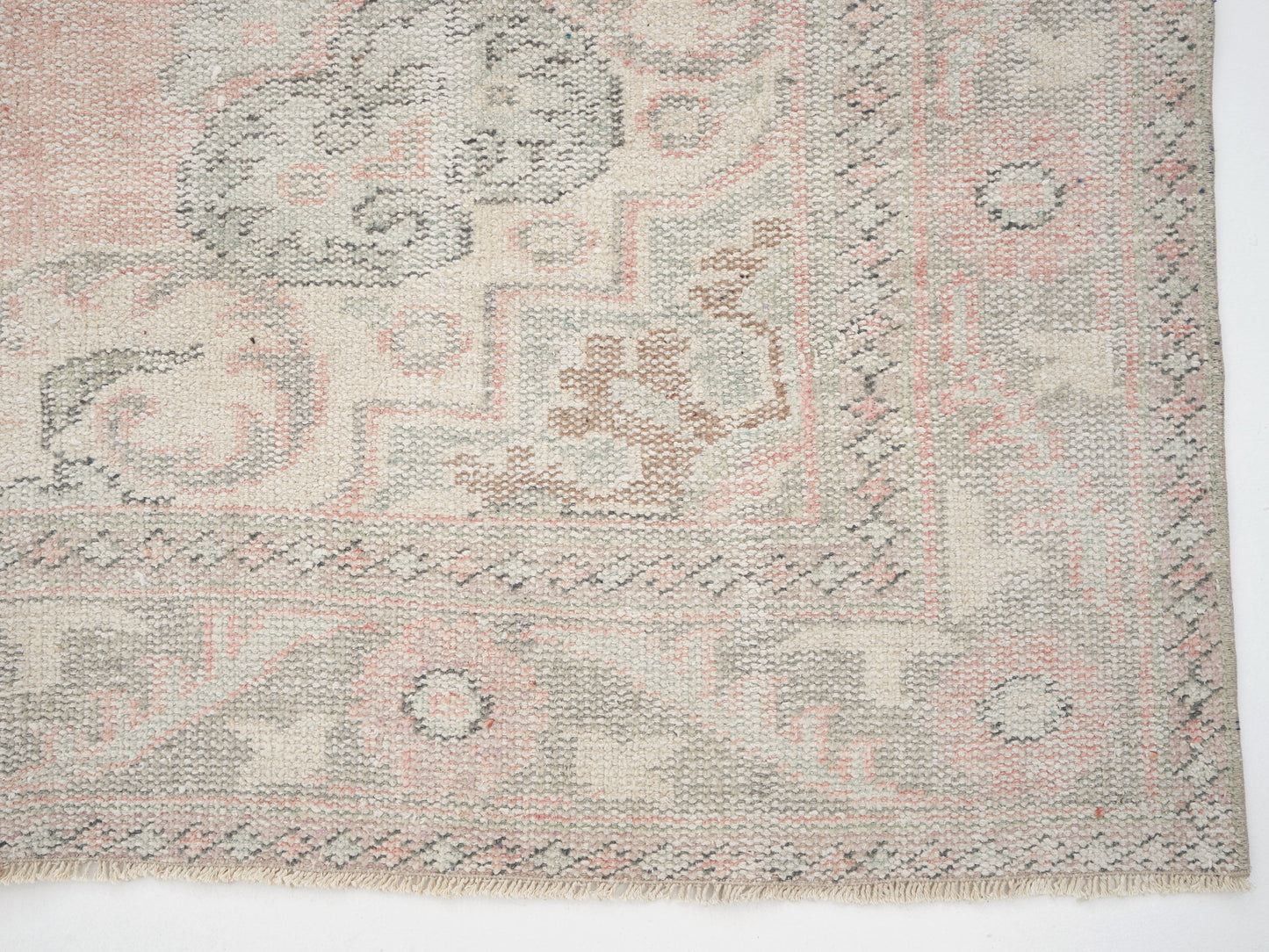 Vintage Handmade Rug, Turkish Area Rug, Oushak Antique Rug, Turkey Rug, Bedroom Rug, Bohemian Rug, Anatolia Rug, Carpet Rug, Rug 6x10, 12636