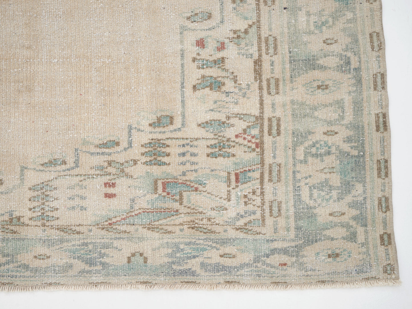 Vintage Area Rug, Turkish Oushak Rug, Handmade Unique Rug, Neutral Floor Rug, Scandinavian Rug, Turkey Rug, Vintage Carpet, Rug 6x8, 12632
