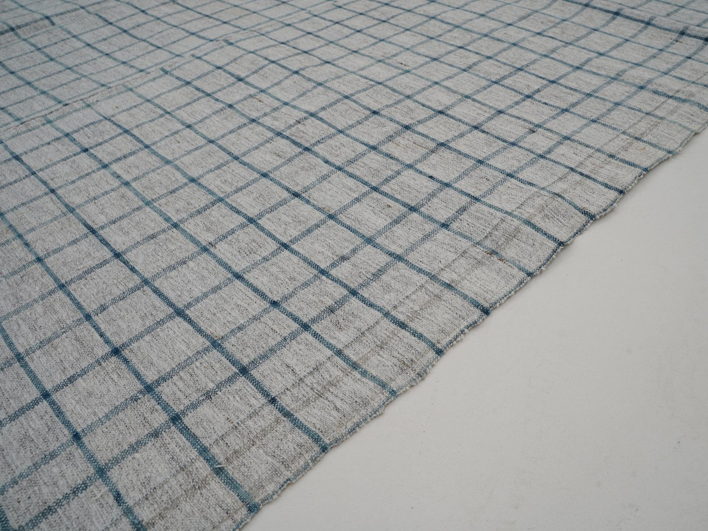 Handmade Area Kilim Rug, Turkish Plaid Kilim Rug, Vintage Striped Kilim Rug, Bedroom Rug, Neutral Rug, Gray Rug, Kilim Rug 6x10, 13012