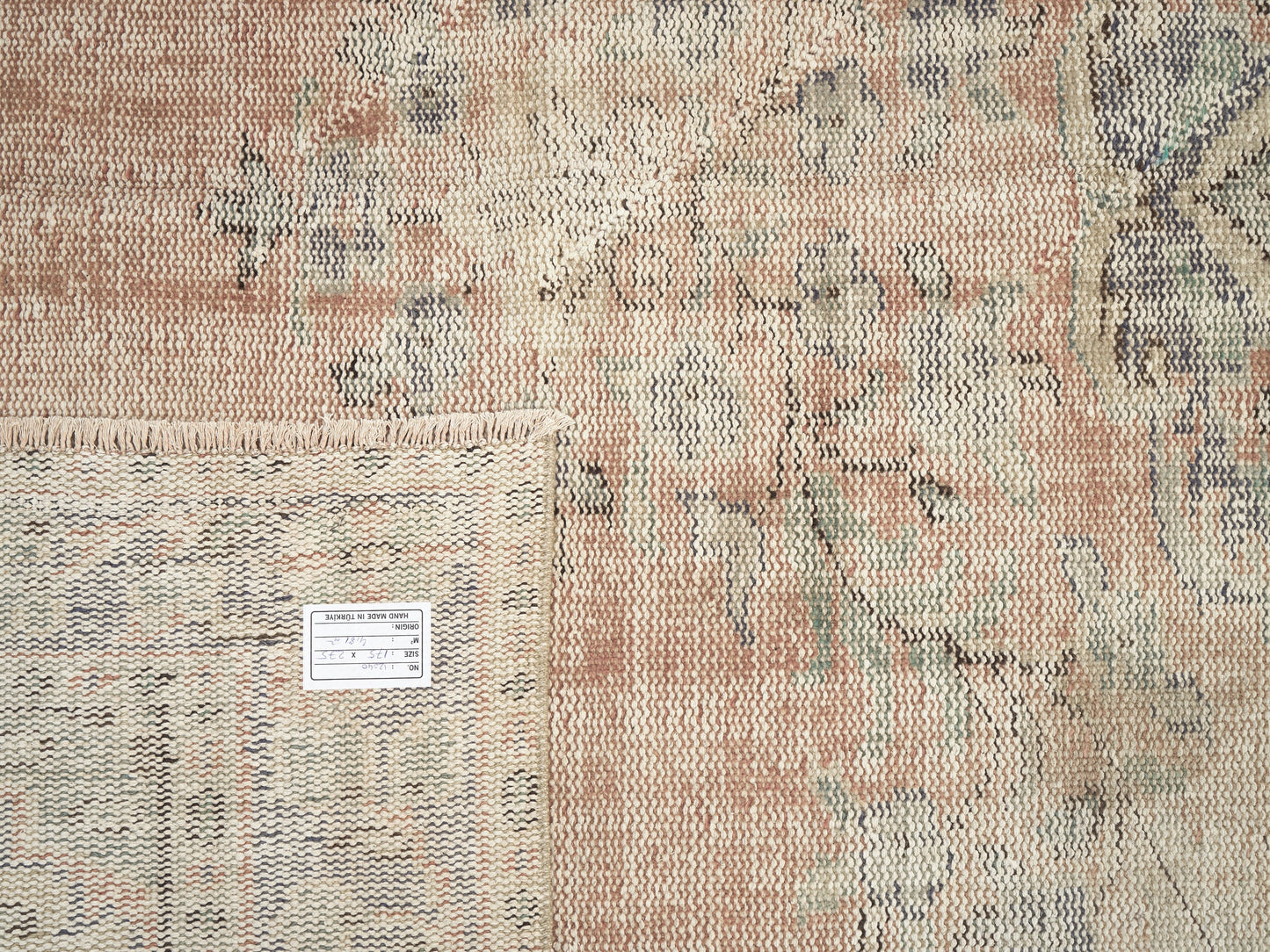 Bedroom Rug, Turkish Rug, Oushak Rug, Handmade Rug, Vintage Rug, Area Rug, Neutral Rug, Turkey Rug, Anatolia Rug, Carpet Rug, Rug 6x9, 12040
