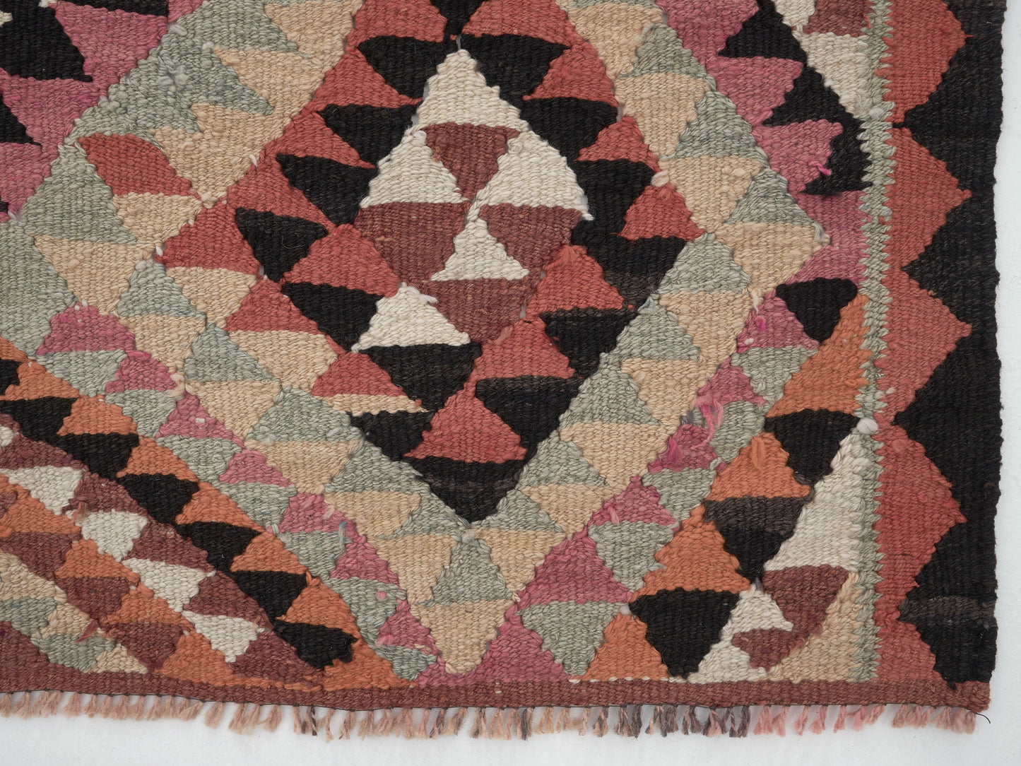 Rug Runner 3x13, Vintage Runner, Handmade Runner Rug, Turkish Runner, Anatolia Rug, Hallway Runner, Kilim Runner Rug, Bohemian Rug, 11371