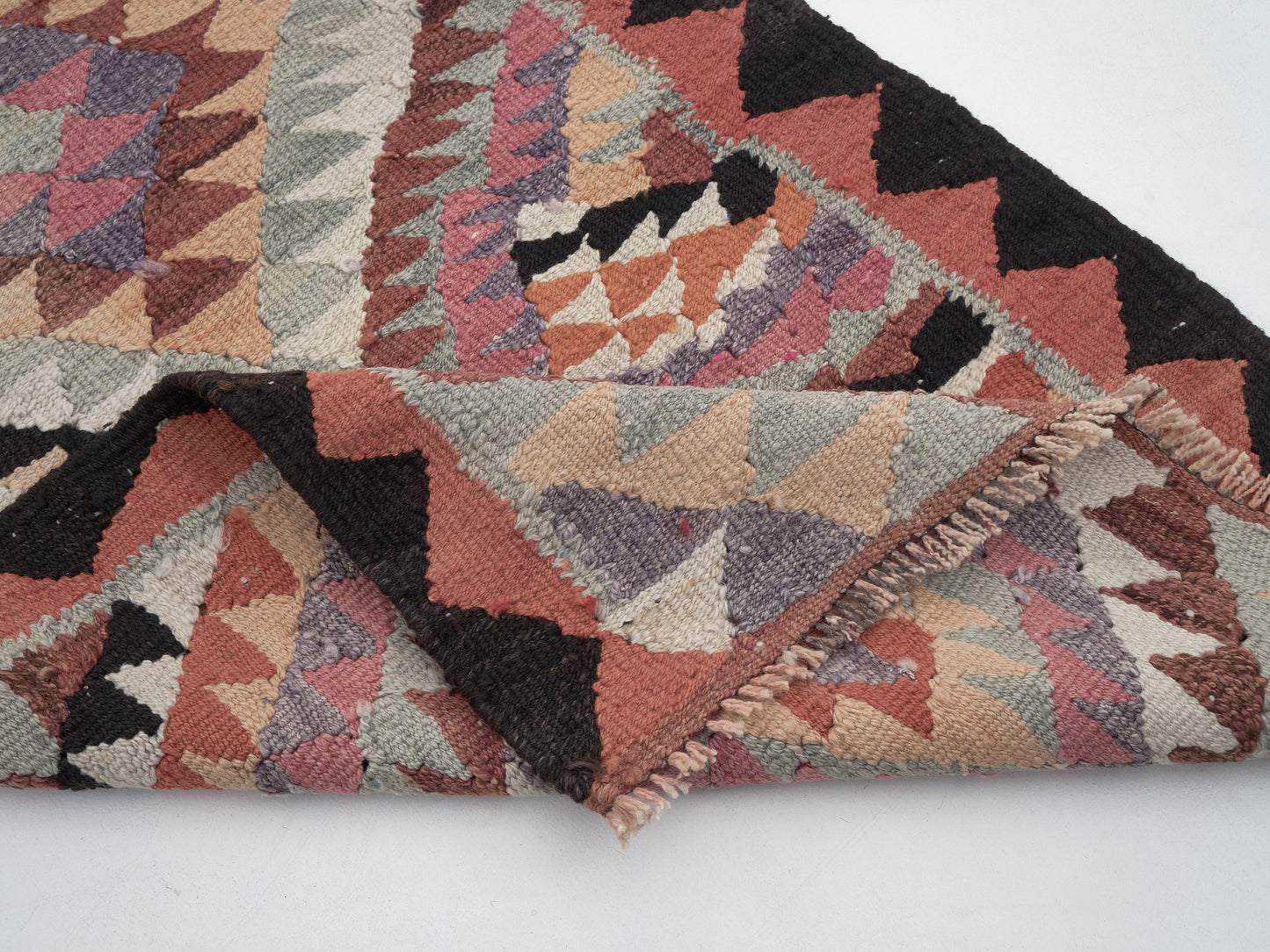 Rug Runner 3x13, Vintage Runner, Handmade Runner Rug, Turkish Runner, Anatolia Rug, Hallway Runner, Kilim Runner Rug, Bohemian Rug, 11371