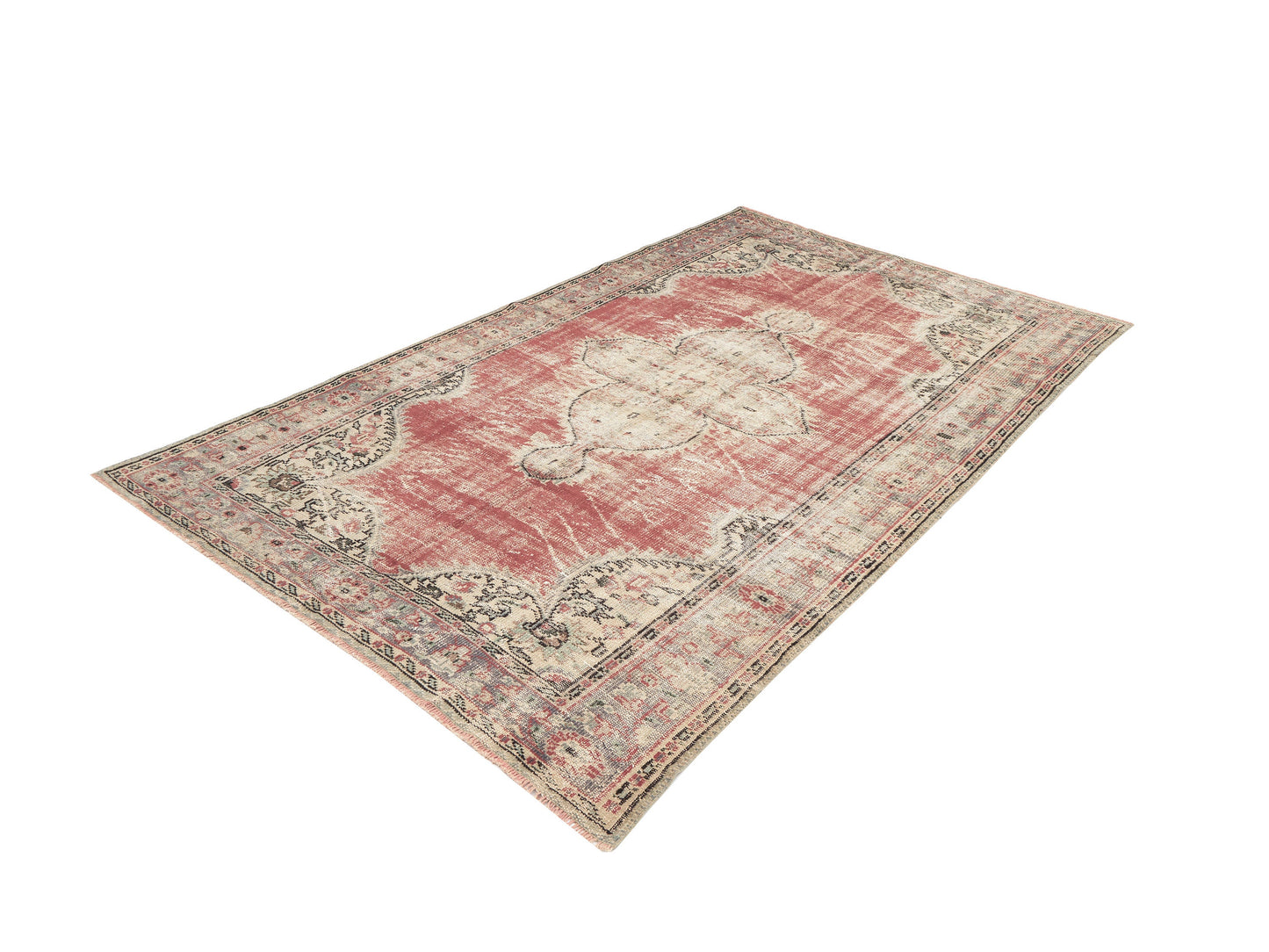 Turkey Rug, Rug 6x9, Vintage Rug, Oushak Rug, Area Rug, Turkish Rug, Handmade Rug, Neutral Rug, Office Rug, Carpet Rug, Anatolia Rug, 12036