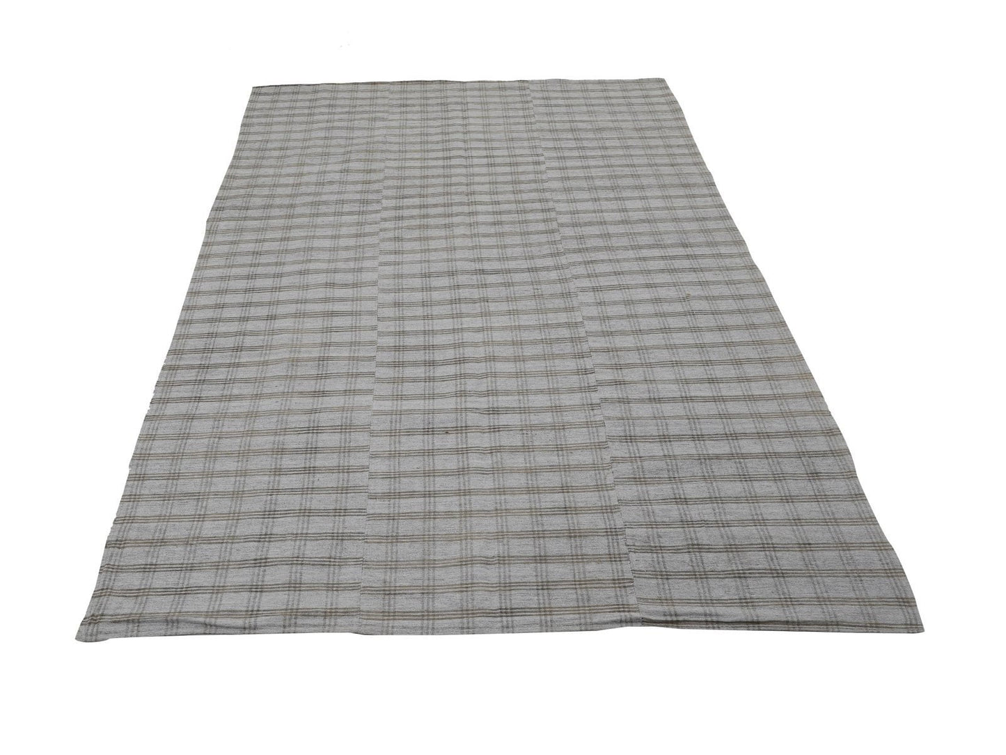 Rug Kilim, Turkish Handmade Kilim Rug, Area Striped Kilim Rug, Vintage Unique Kilim Rug, Gray Rug, Neutral Muted Rug, Kilim Rug 6x10, 12975