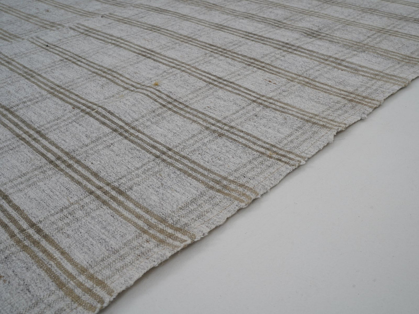 Rug Kilim, Turkish Handmade Kilim Rug, Area Striped Kilim Rug, Vintage Unique Kilim Rug, Gray Rug, Neutral Muted Rug, Kilim Rug 6x10, 12975