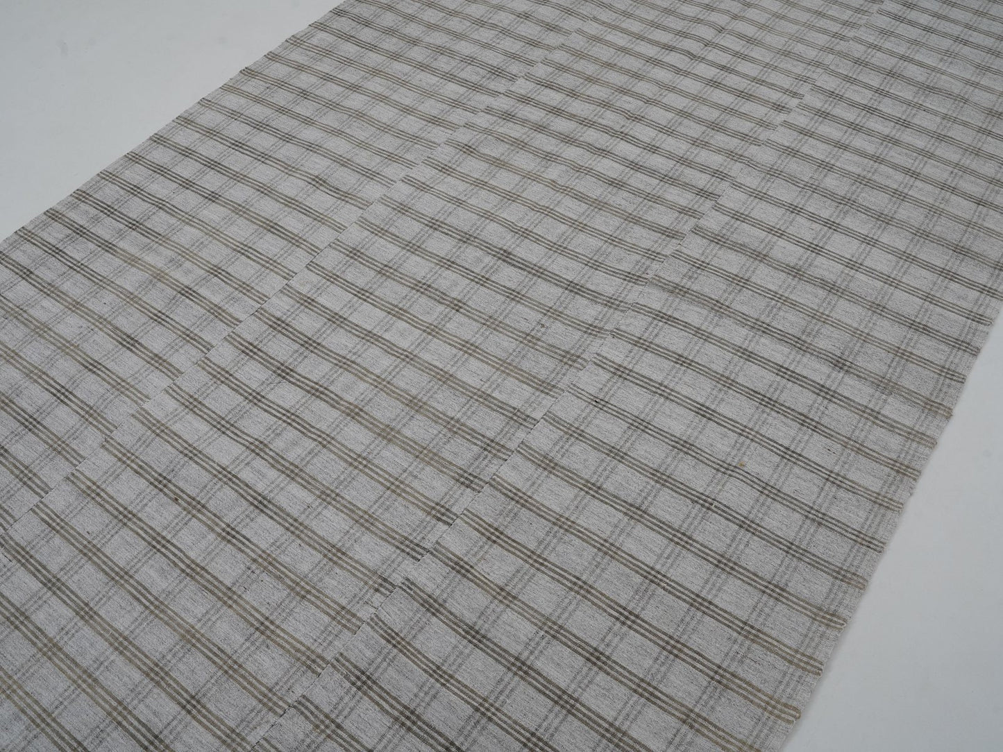 Rug Kilim, Turkish Handmade Kilim Rug, Area Striped Kilim Rug, Vintage Unique Kilim Rug, Gray Rug, Neutral Muted Rug, Kilim Rug 6x10, 12975