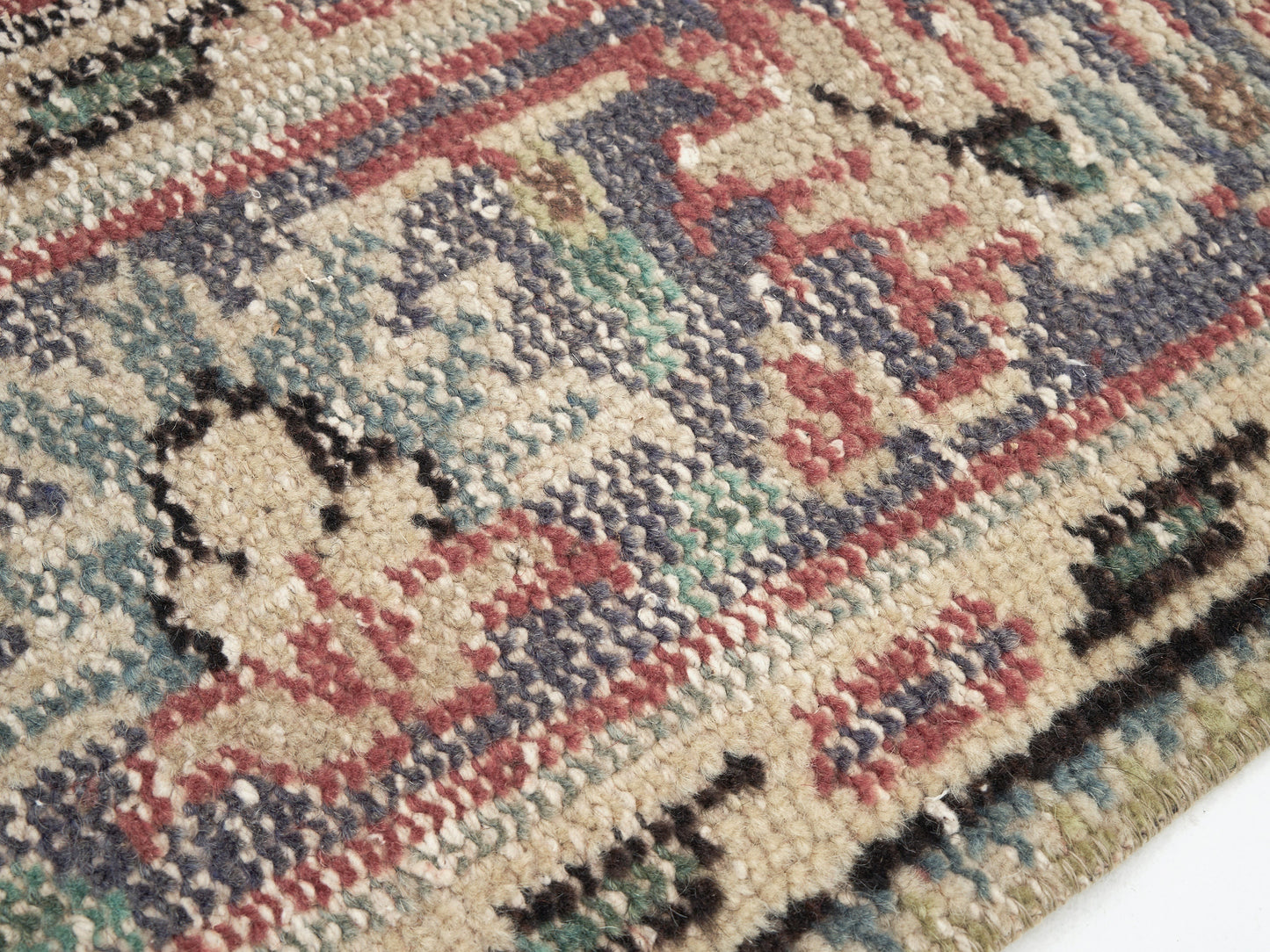 Vintage Oushak Rug, Turkish Handmade Rug, Area Eclectic Rug, Anatolia Rug, Vintage Carpet, Bohemian Rug, Living Room Rug, Rug 6x10, 12046