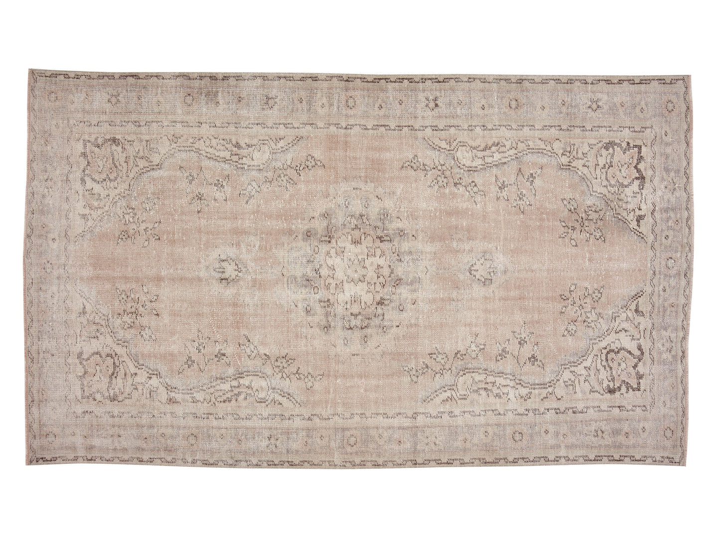 Area Vintage Rug, Turkish Handmade Rug, Neutral Rug, Living Room Rug, Oushak Rug, Scandinavian Rug, Turkey Rug, Rug 6x9, Carpet Rug, 12033