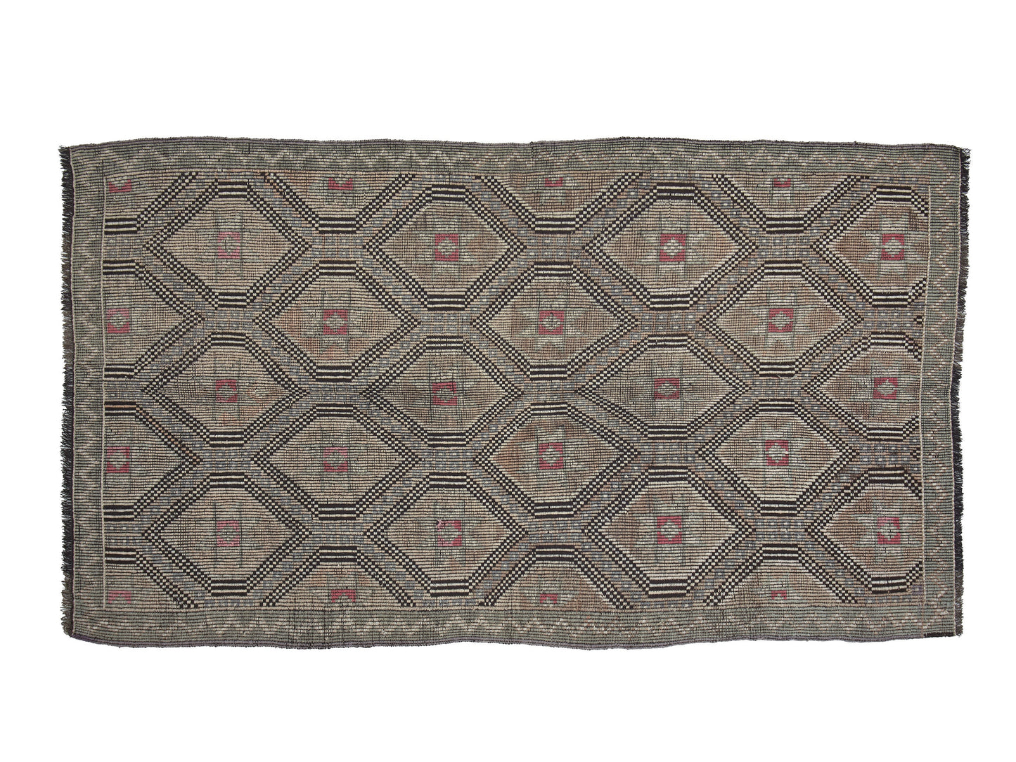 Vintage Area Kilim Rug, Handmade Antique Kilim Rug, Turkish Rustic Kilim Rug,Living Room Rug, Primitive Rug, Rug Kilim, Kilim Rug 5x9, 12591