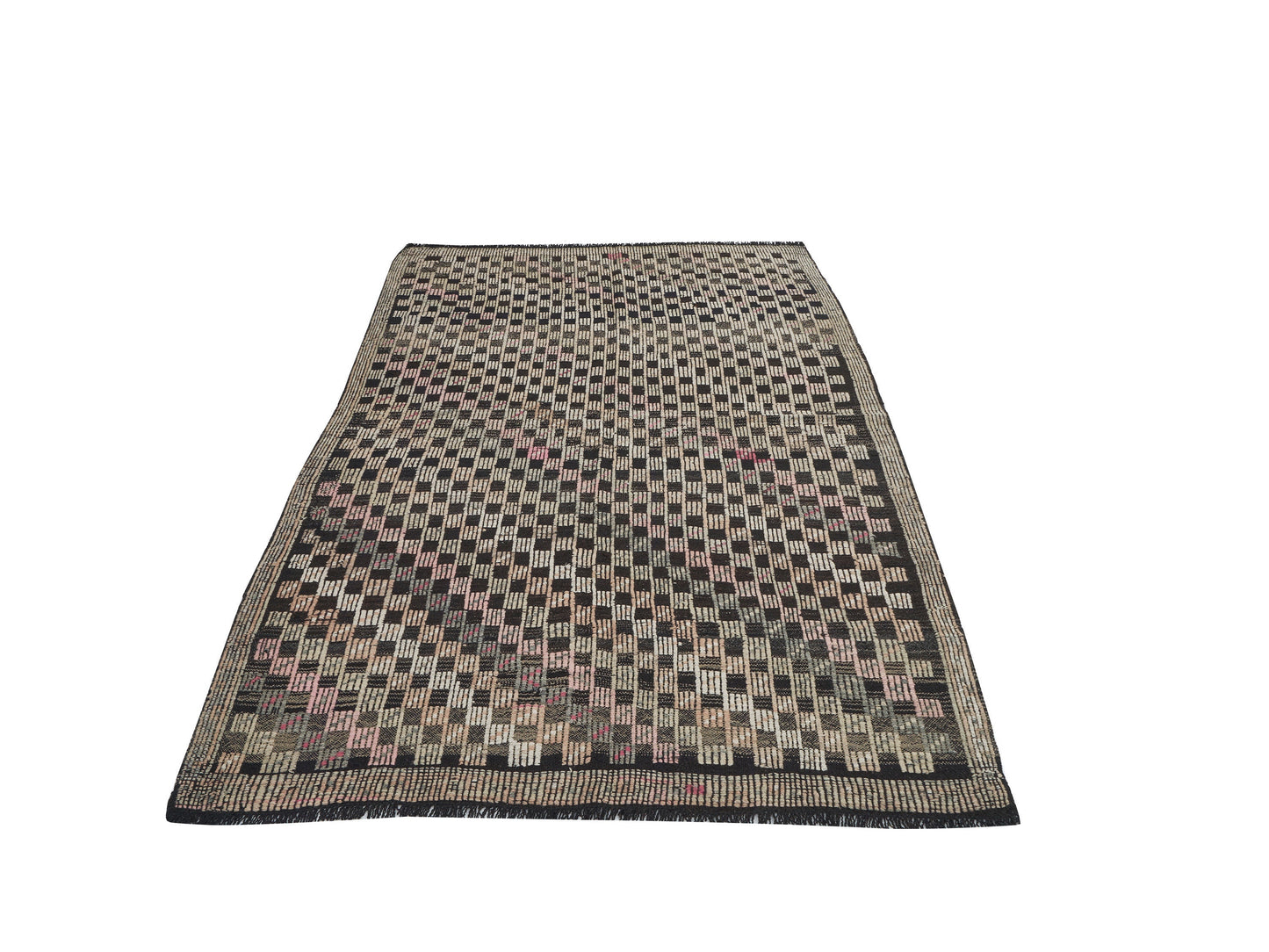 Rug Kilim 5x8, Handmade Vintage Kilim Rug, Area Antique Kilim Rug, Turkish Rustic Kilim Rug, Primitive Rug, Office Rug, Neutral Rug, 12590